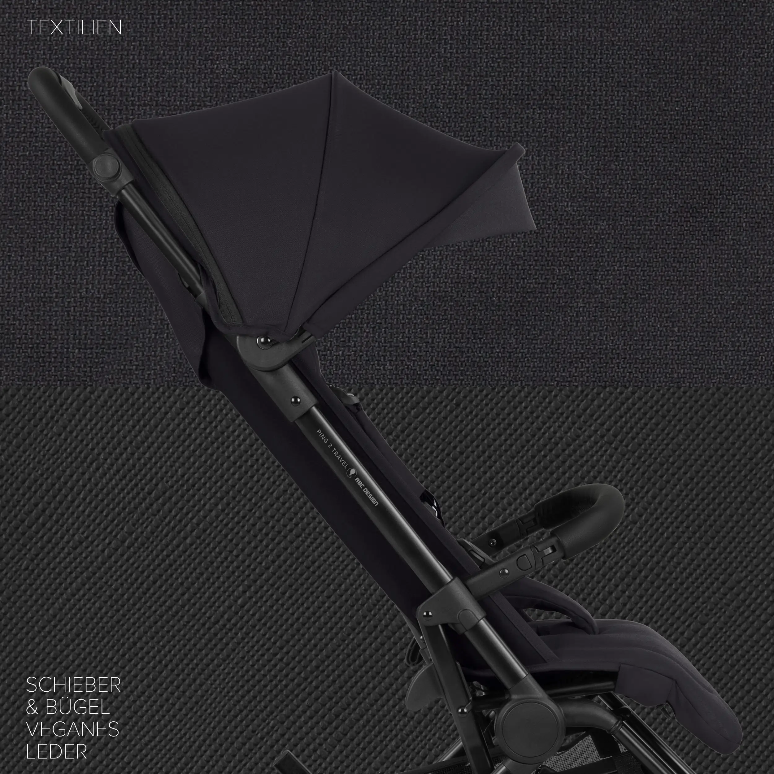Wózek podróżny Ping 3 Travel - Coal