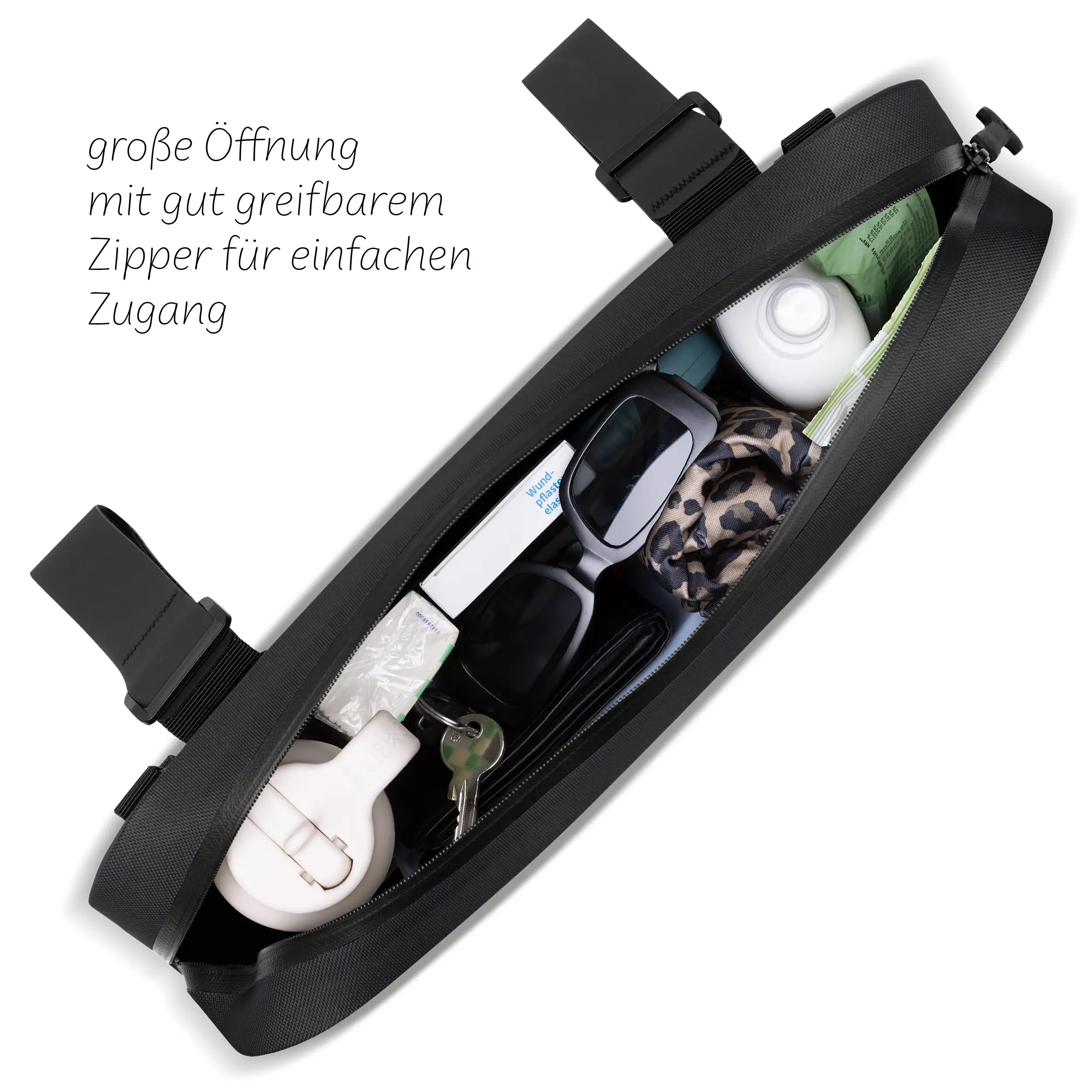 Torba podsiodłowa Genf 4,5L do wózka, roweru i na co dzień - Ink