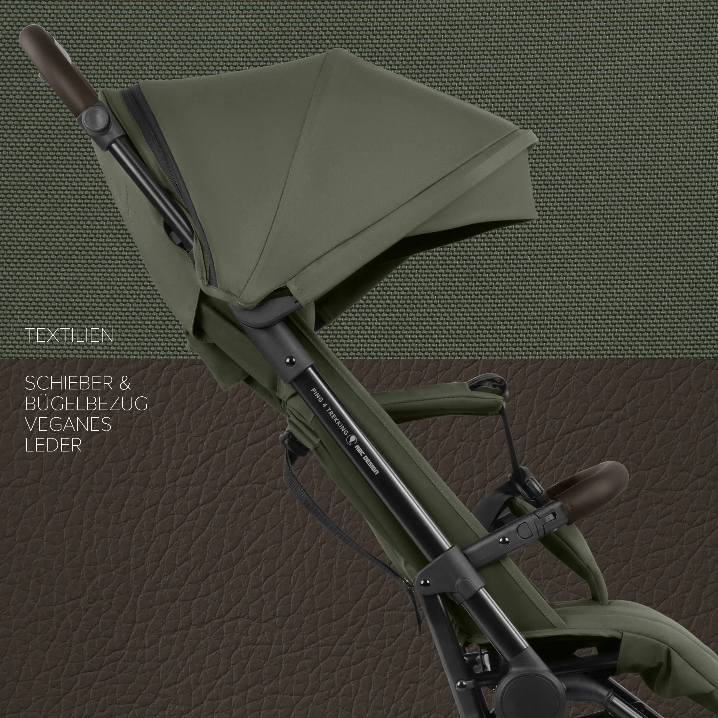 Wózek podróżny Ping 4 Trekking – Pea