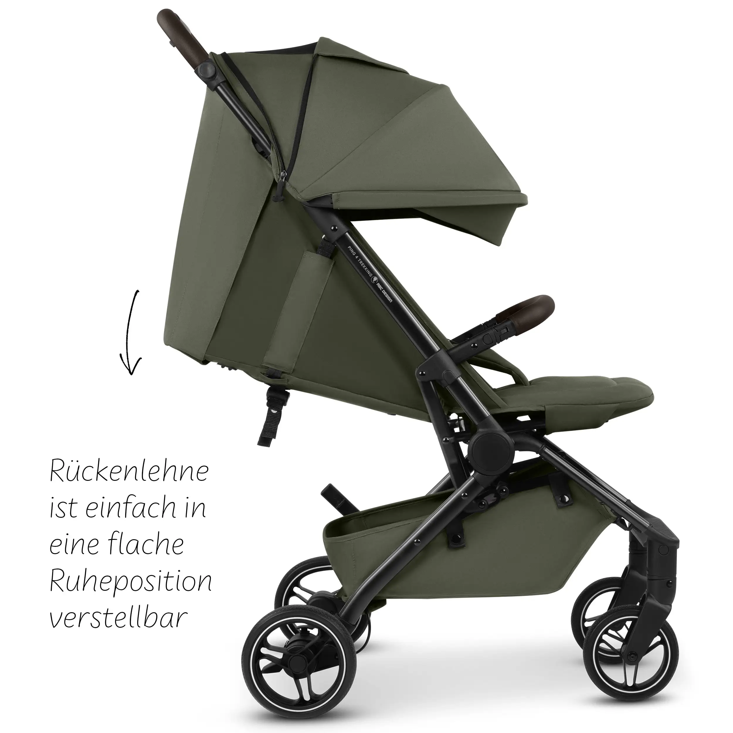 Wózek podróżny Ping 4 Trekking – Pea