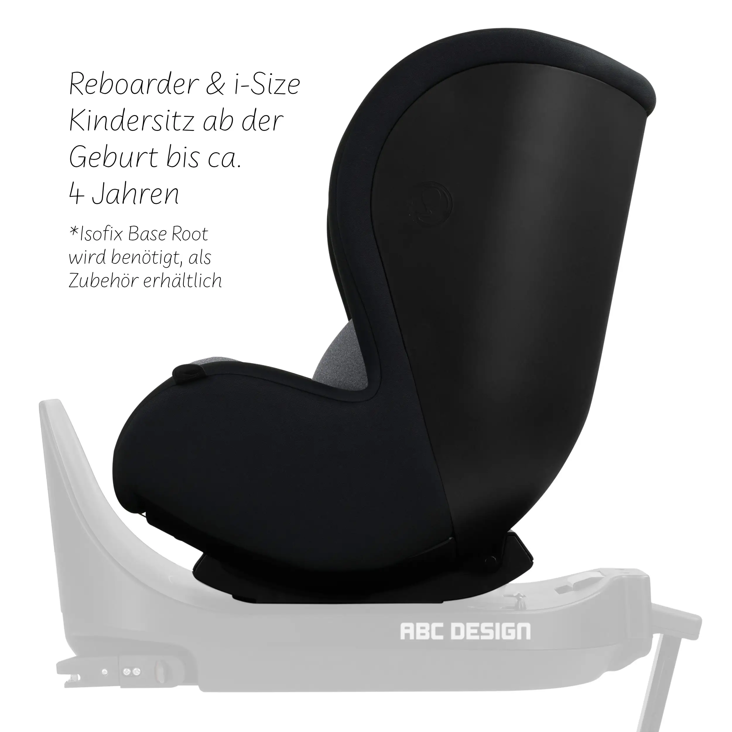 Fotelik samochodowy Lily i-Size z obrotową bazą ISOFIX Root - Graphite