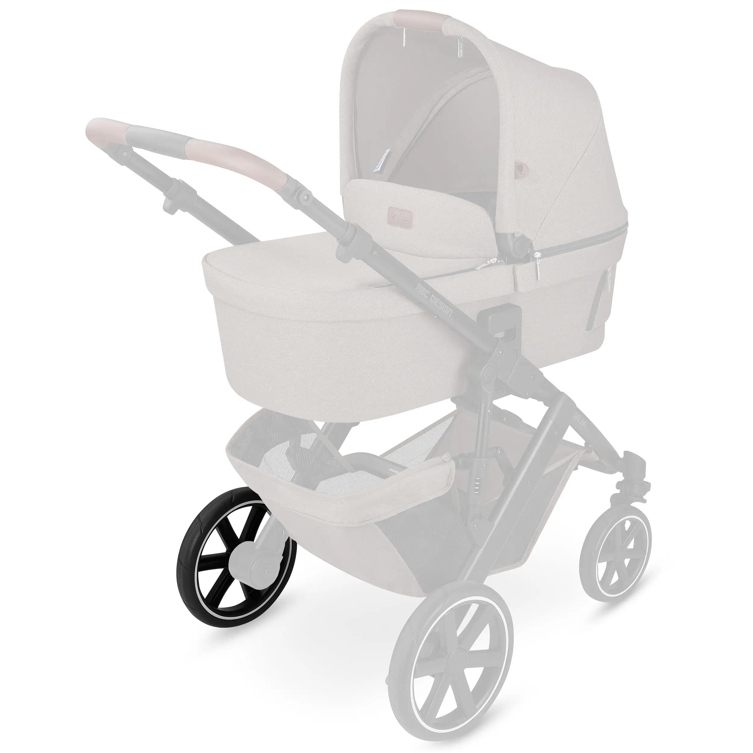 Koło tylne do Salsa 4 / Zoom / Zoom 2 – EVA Black / White Wall