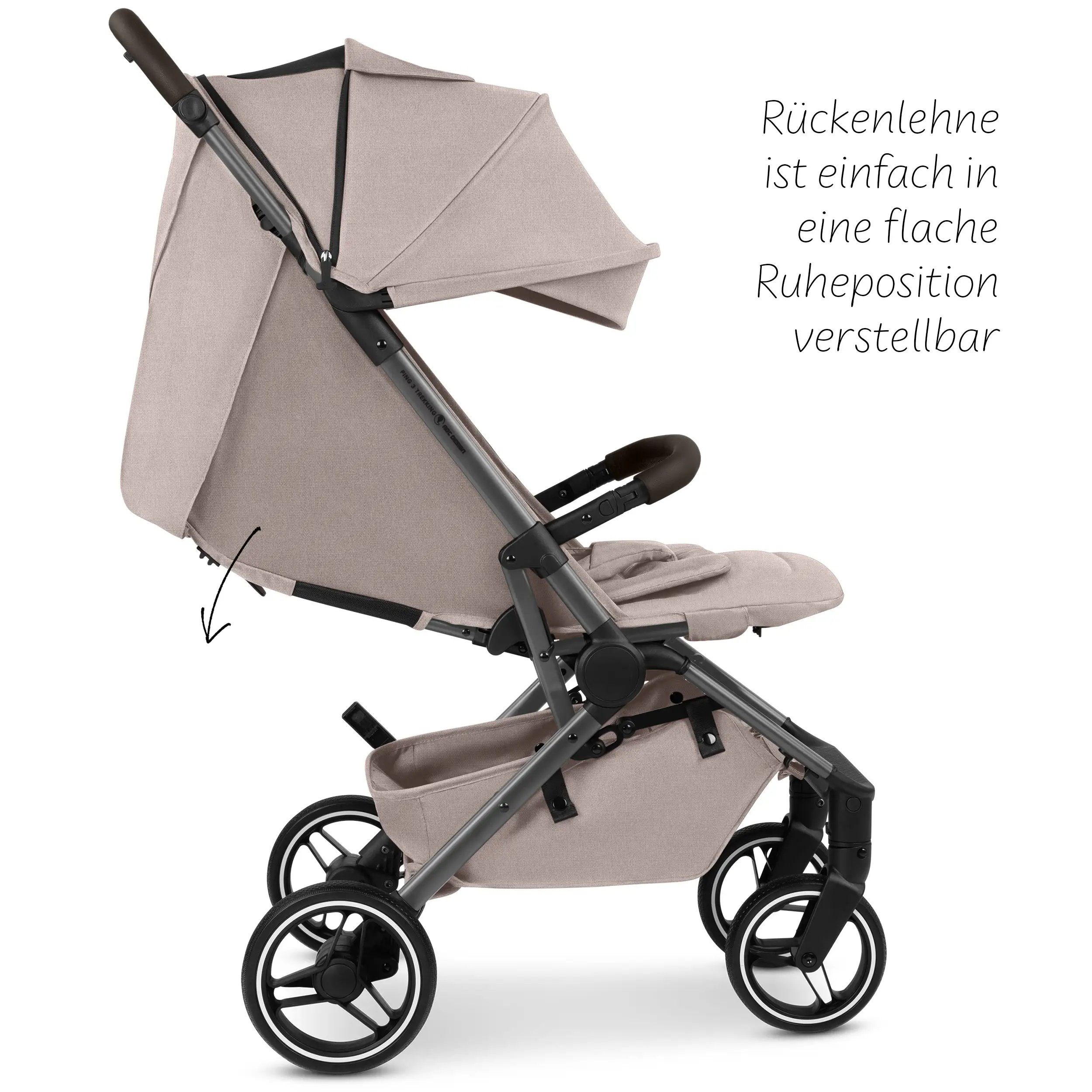 Wózek podróżny Ping 3 Trekking - Camel