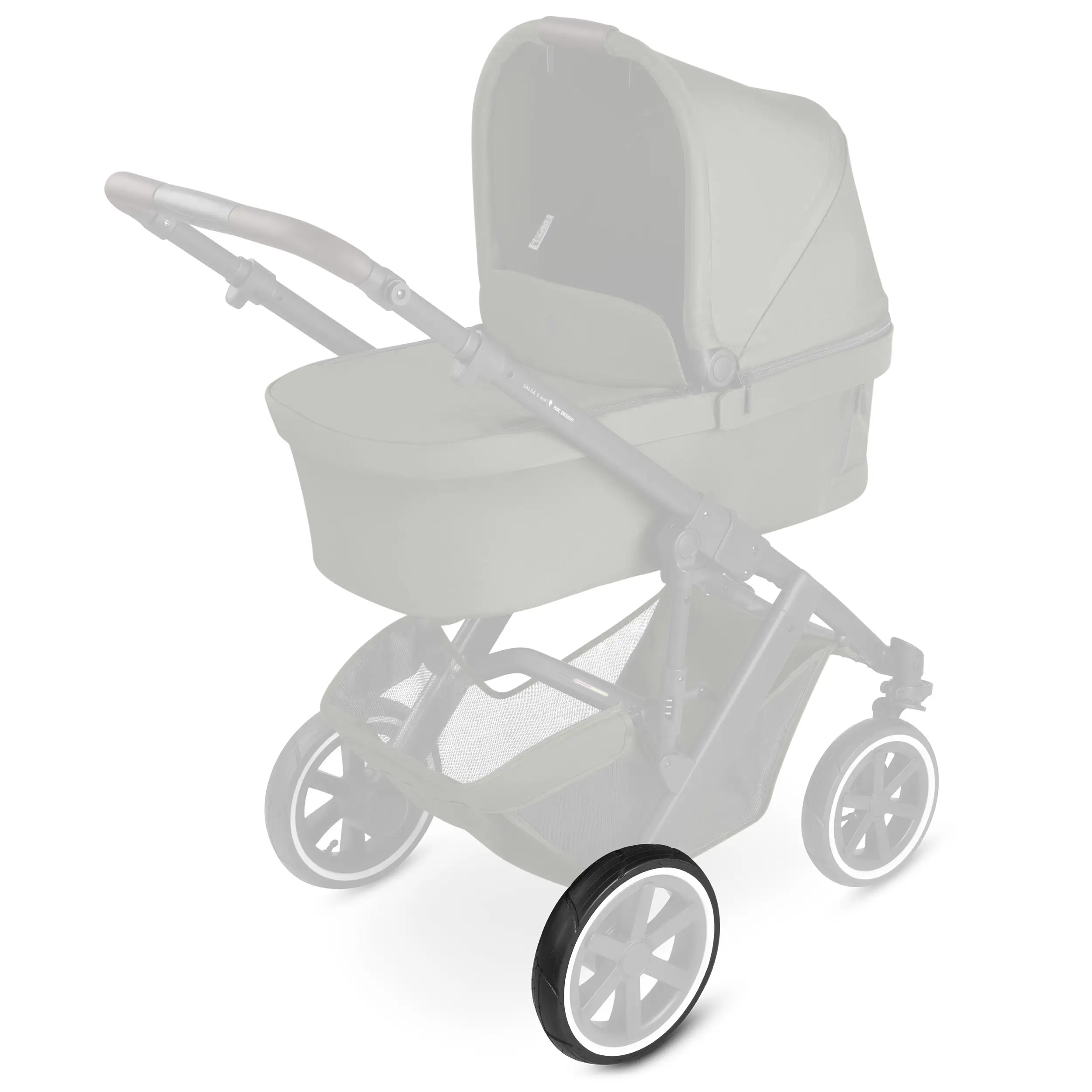 Opona tylnego koła do Salsa 4 Air / Salsa 5 Air / Salsa Run / Salsa 5 Run - Black / White Wall