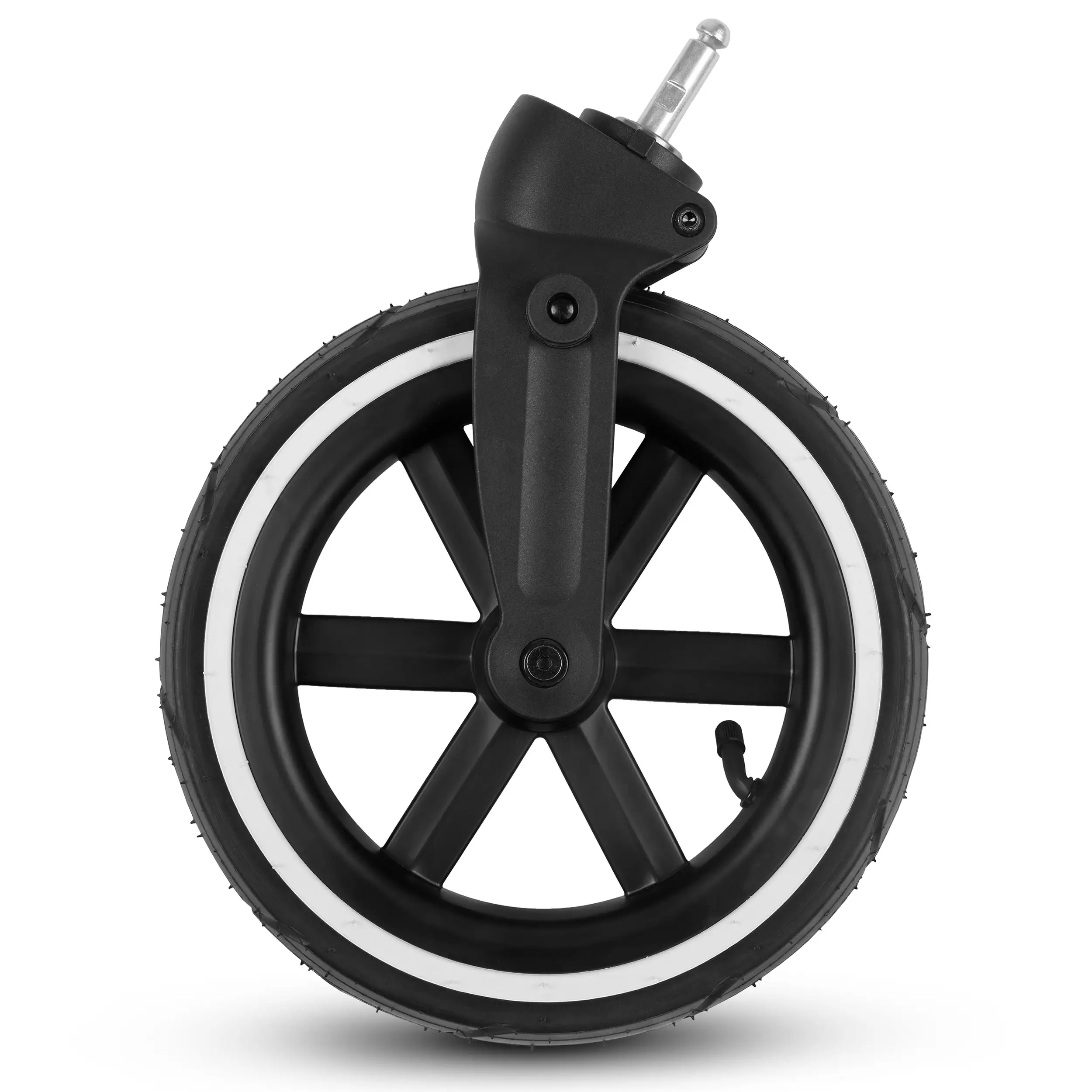 Przednie koło do Salsa 5 Run / Salsa Run - koło pompowane Black / White Wall