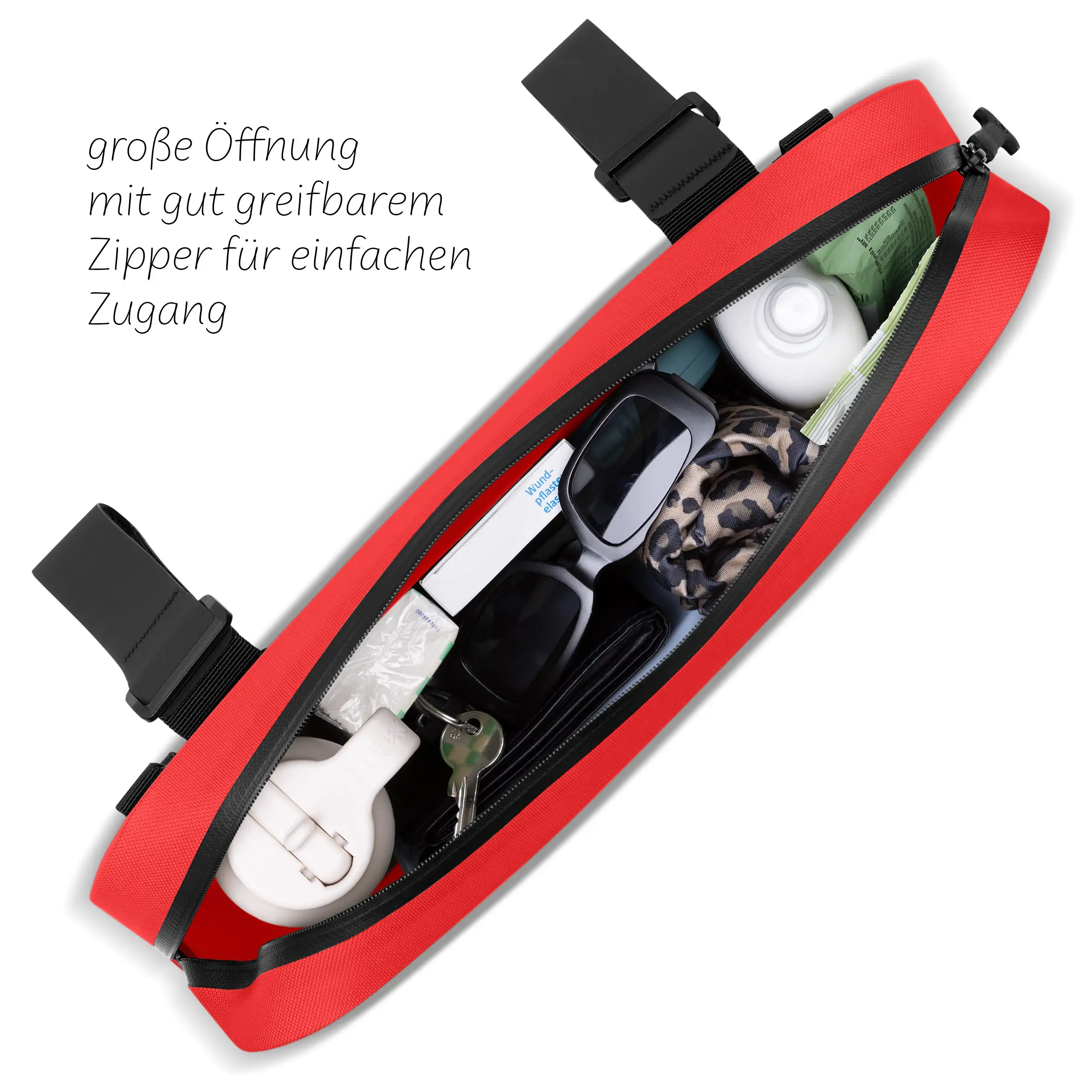 Torba podsiodłowa Genf 4,5L do wózka, roweru i na co dzień - Mango