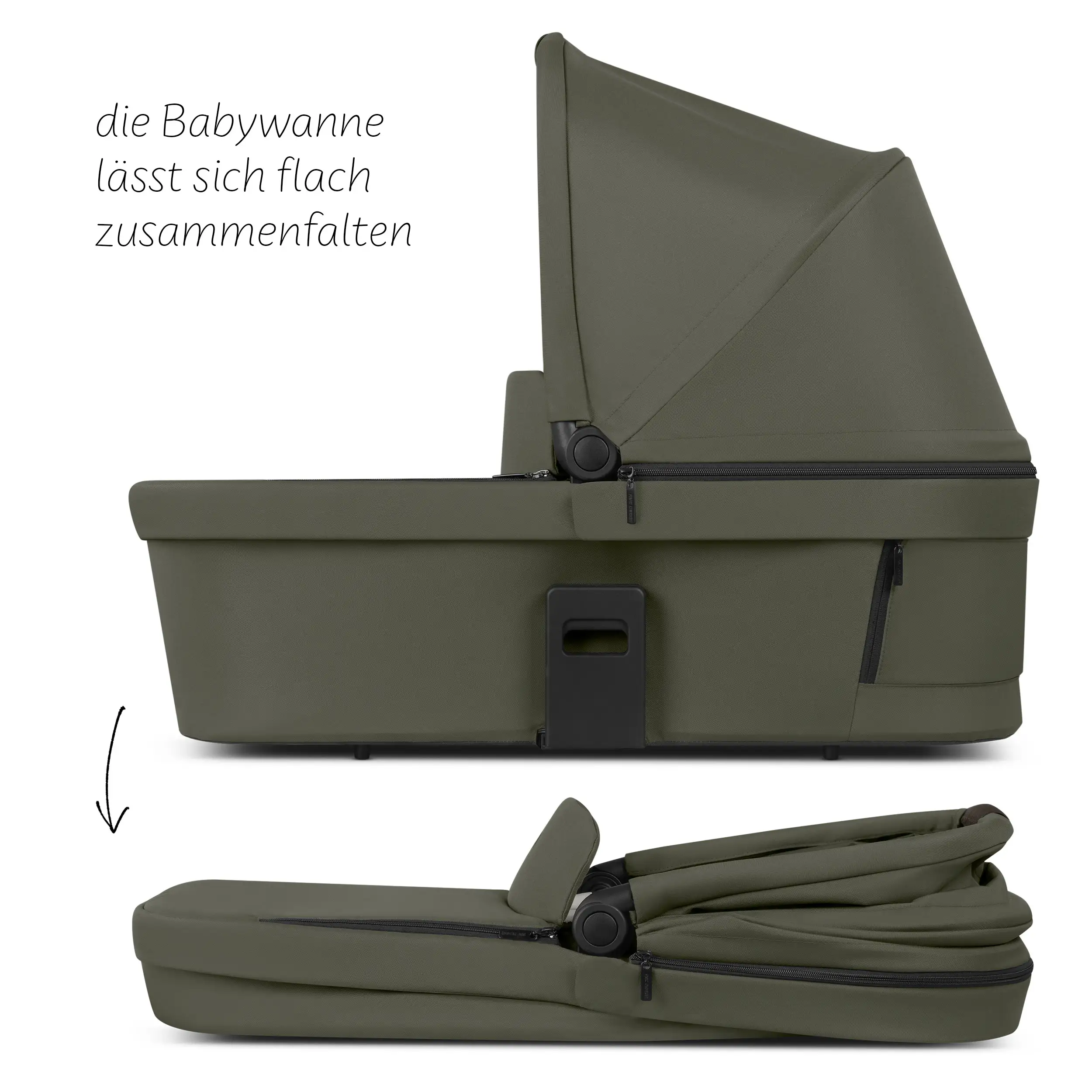Zestaw wózka 4w1 Salsa Core z fotelikiem Calla z funkcją leżaczka i podstawą Isofix Root - Olive