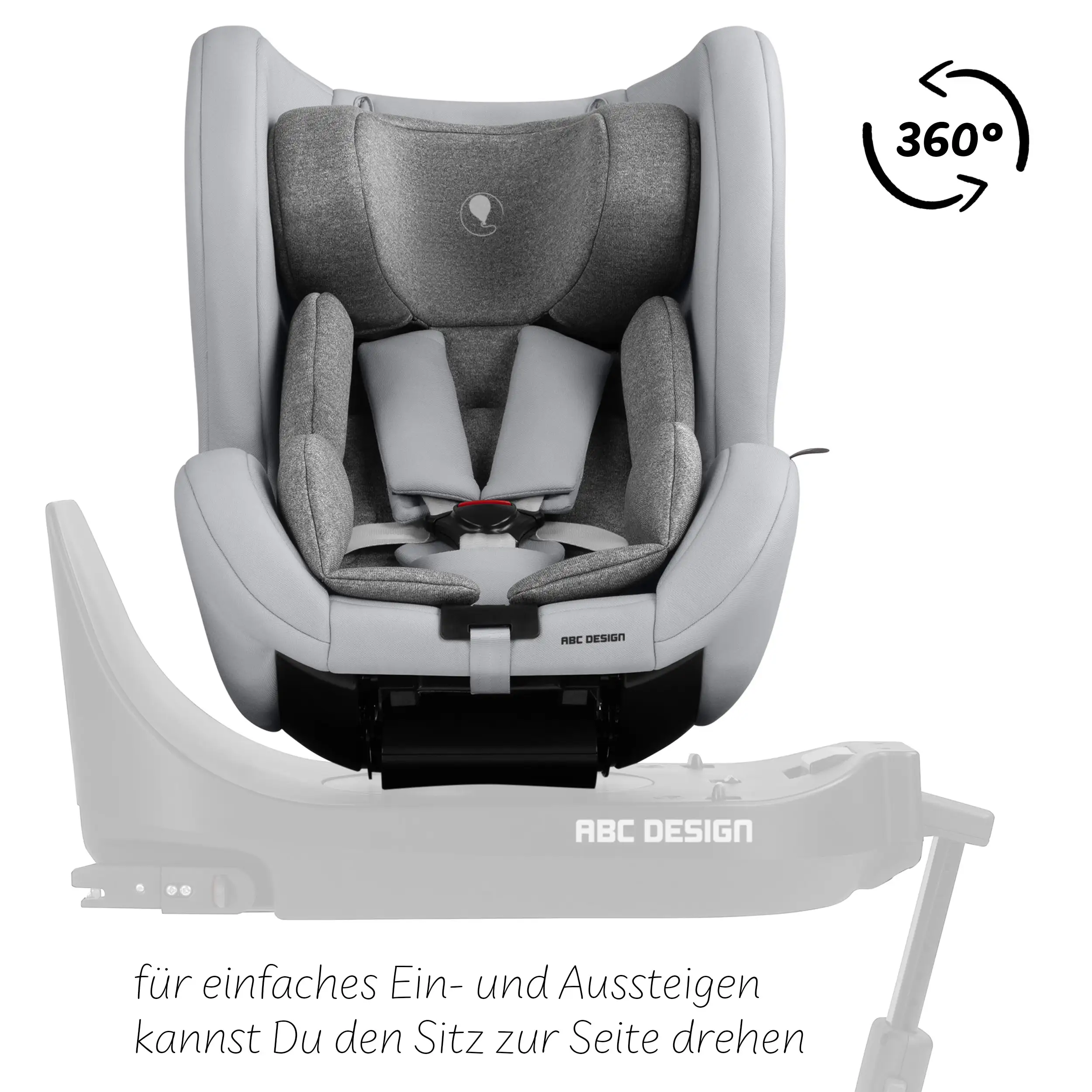 Fotelik samochodowy Lily i-Size z obrotową bazą ISOFIX Root - Pearl