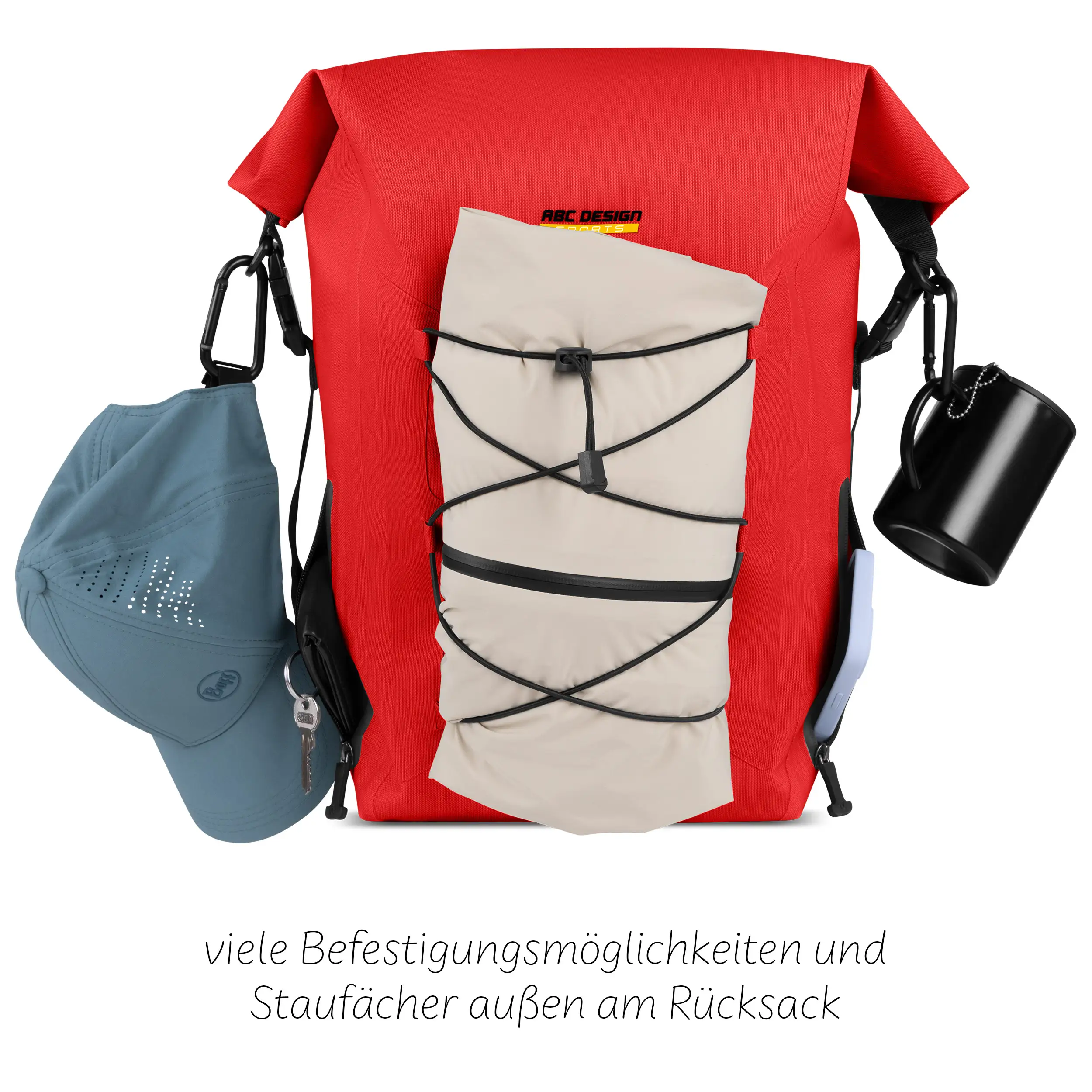 Premium plecak outdoorowy Lausanne 20L do miasta i na łono natury - Mango