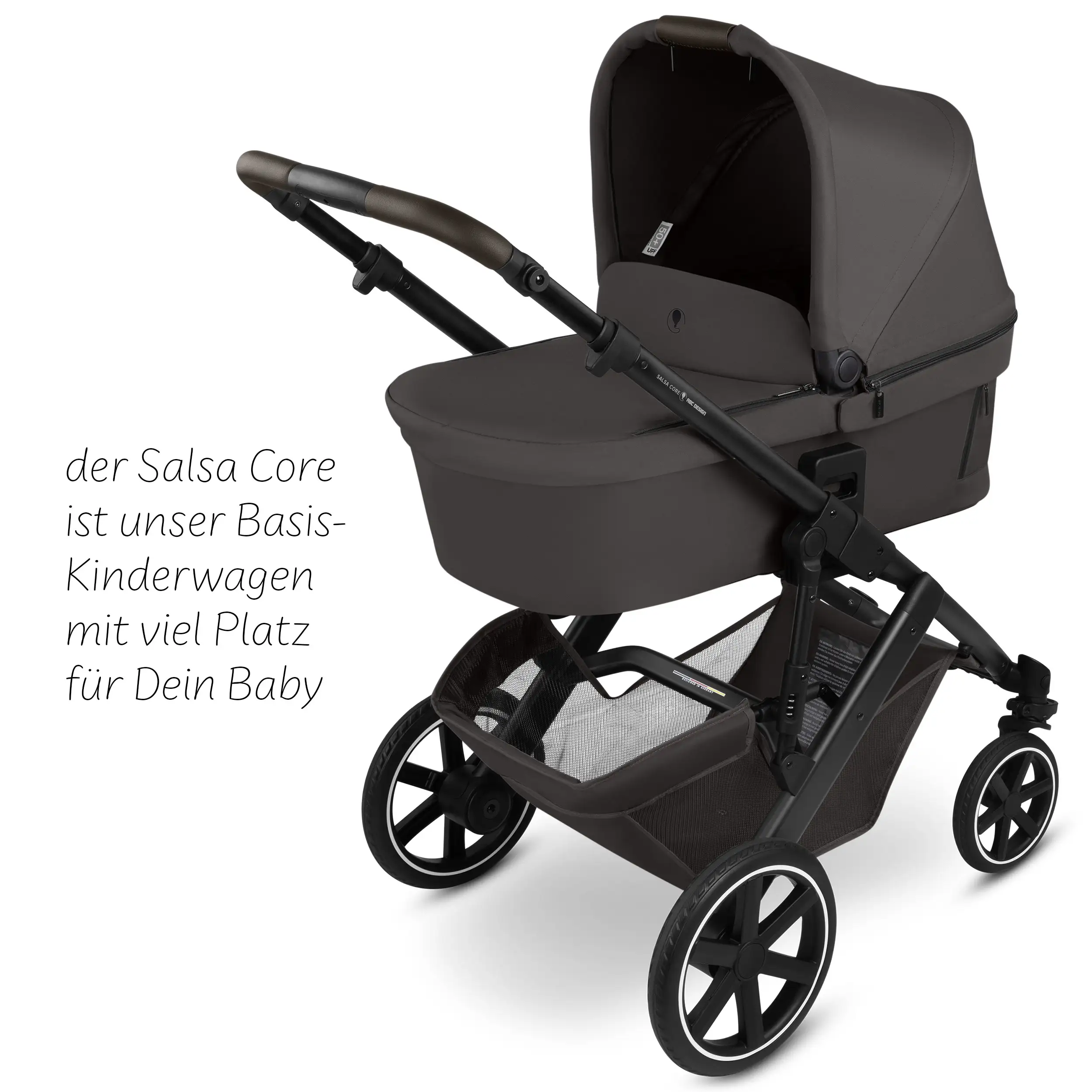 Zestaw wózka 4w1 Salsa Core z fotelikiem Calla z funkcją leżaczka i podstawą Isofix Root – Falcon