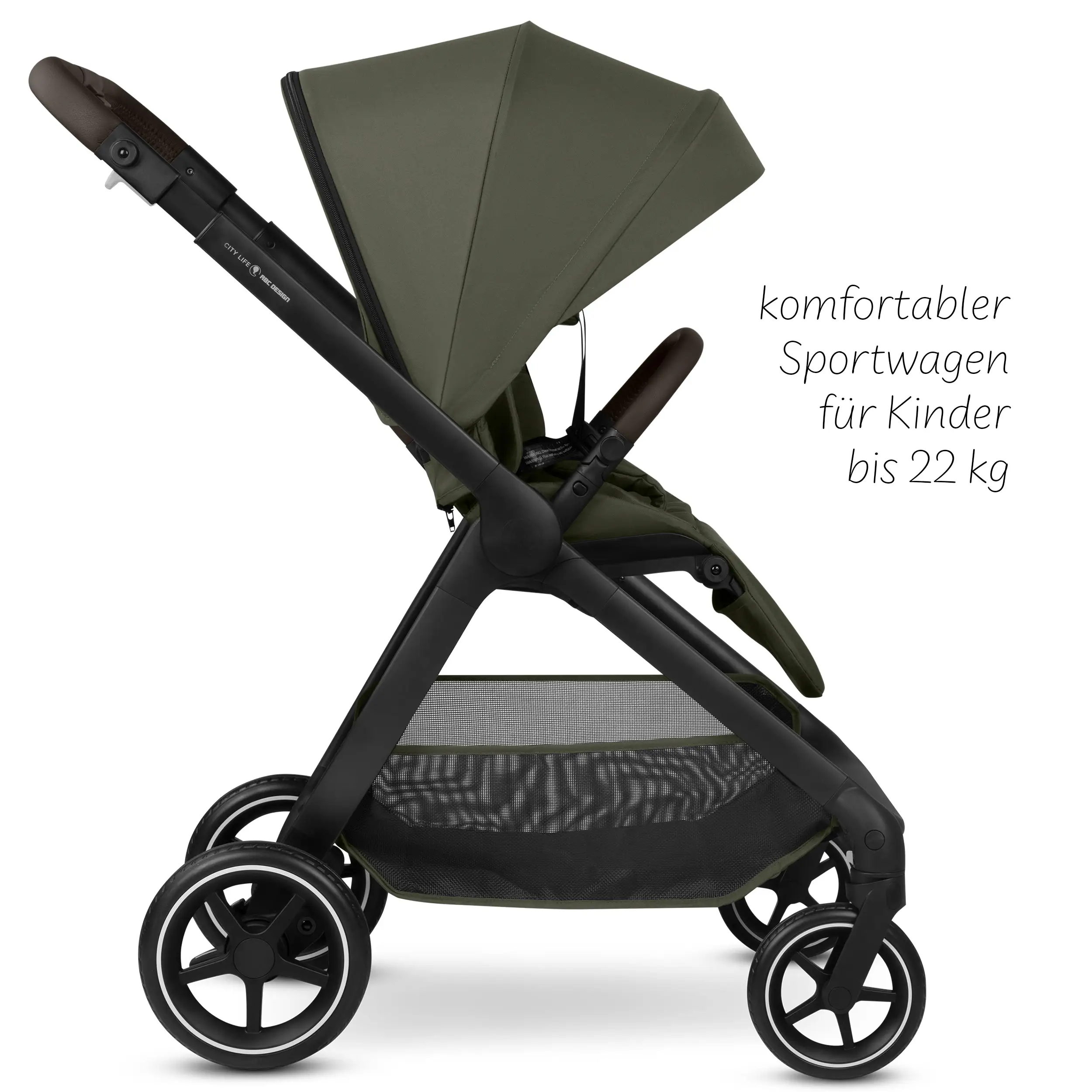 Zestaw wózka 3w1 City Life z fotelikiem Maxi Cosi Pebble 360 Pro 2 - Avocado