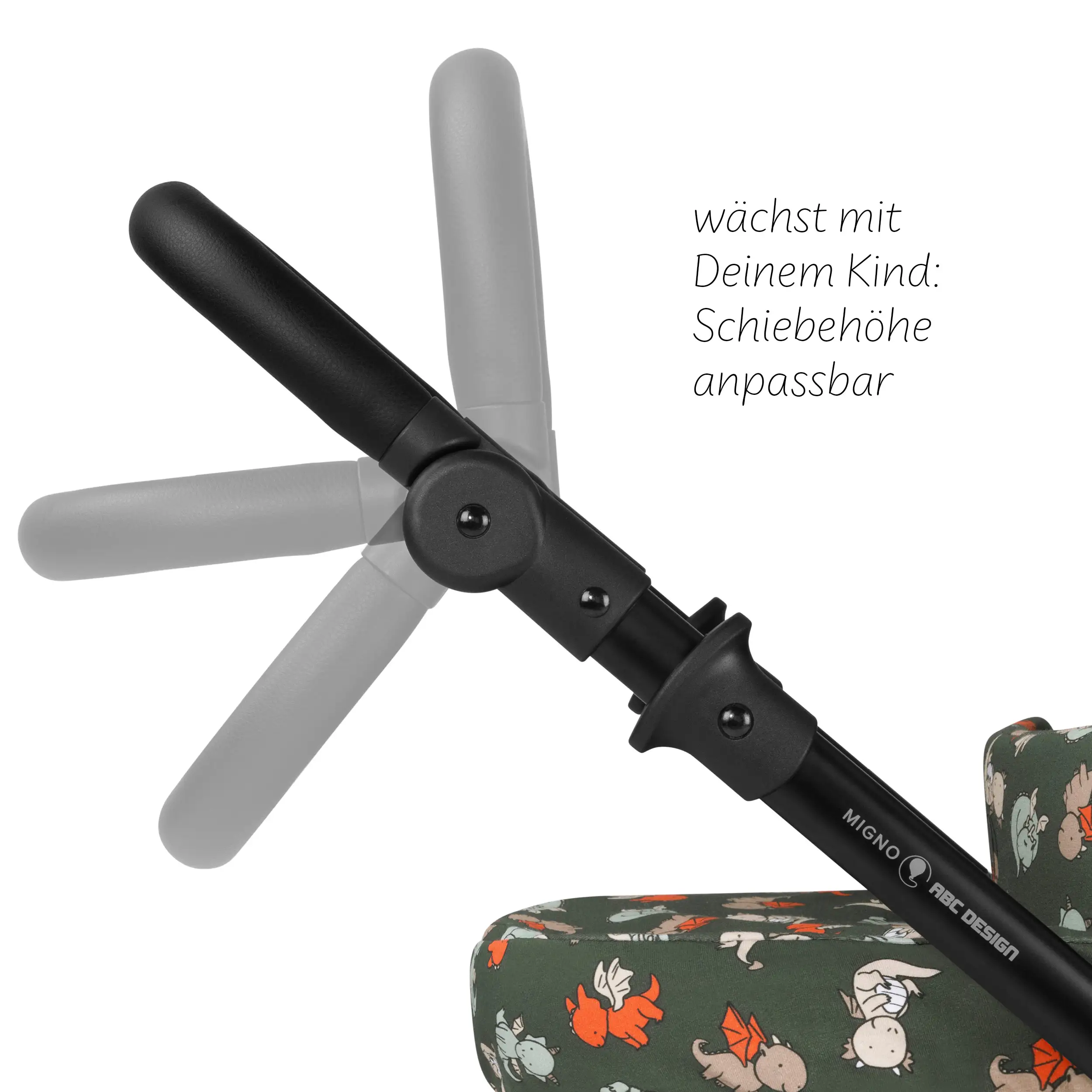 Wózek dla lalek Migno - Dragon