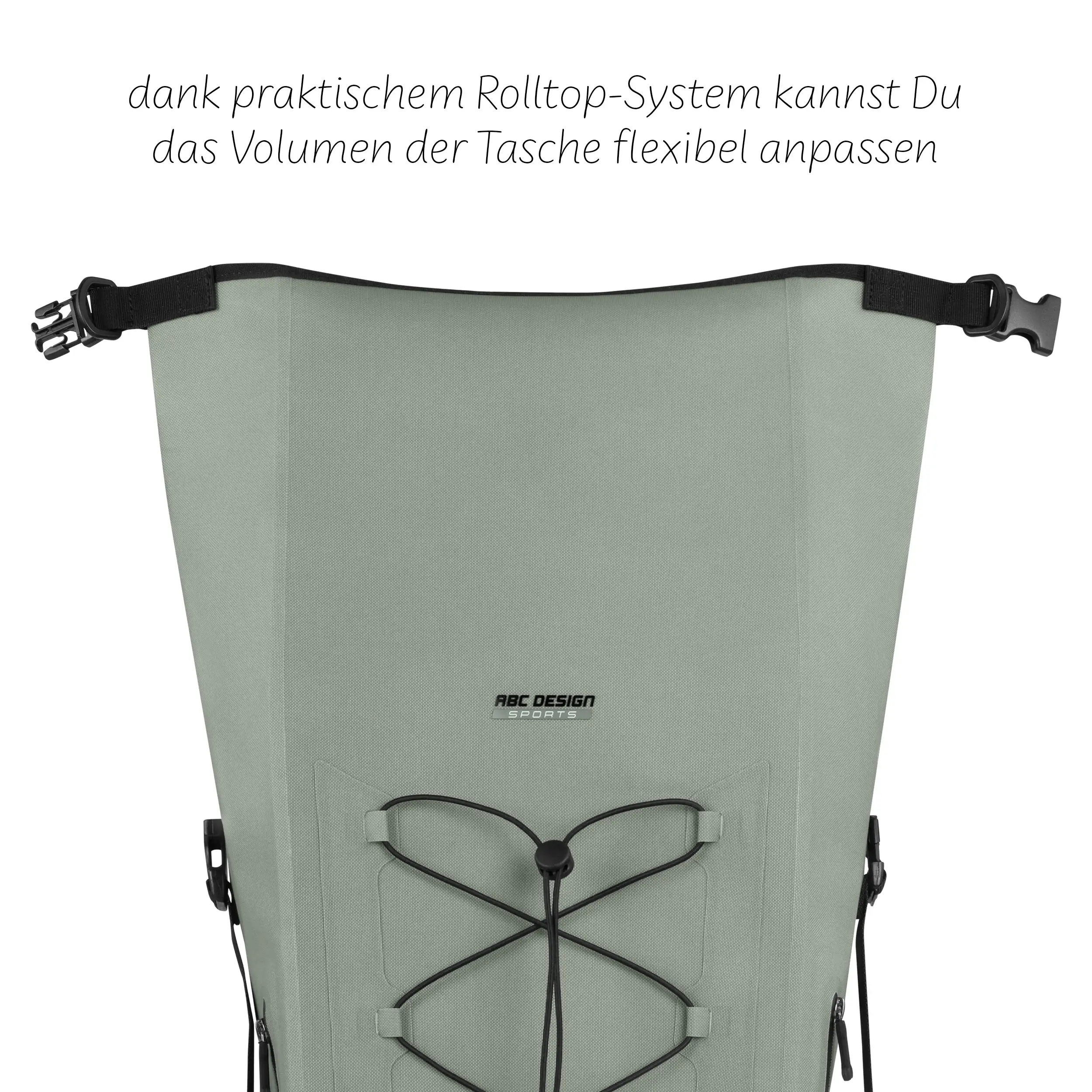 Torba podsiodłowa Sion 20L do wózka, przyczepki rowerowej i na co dzień - Pine