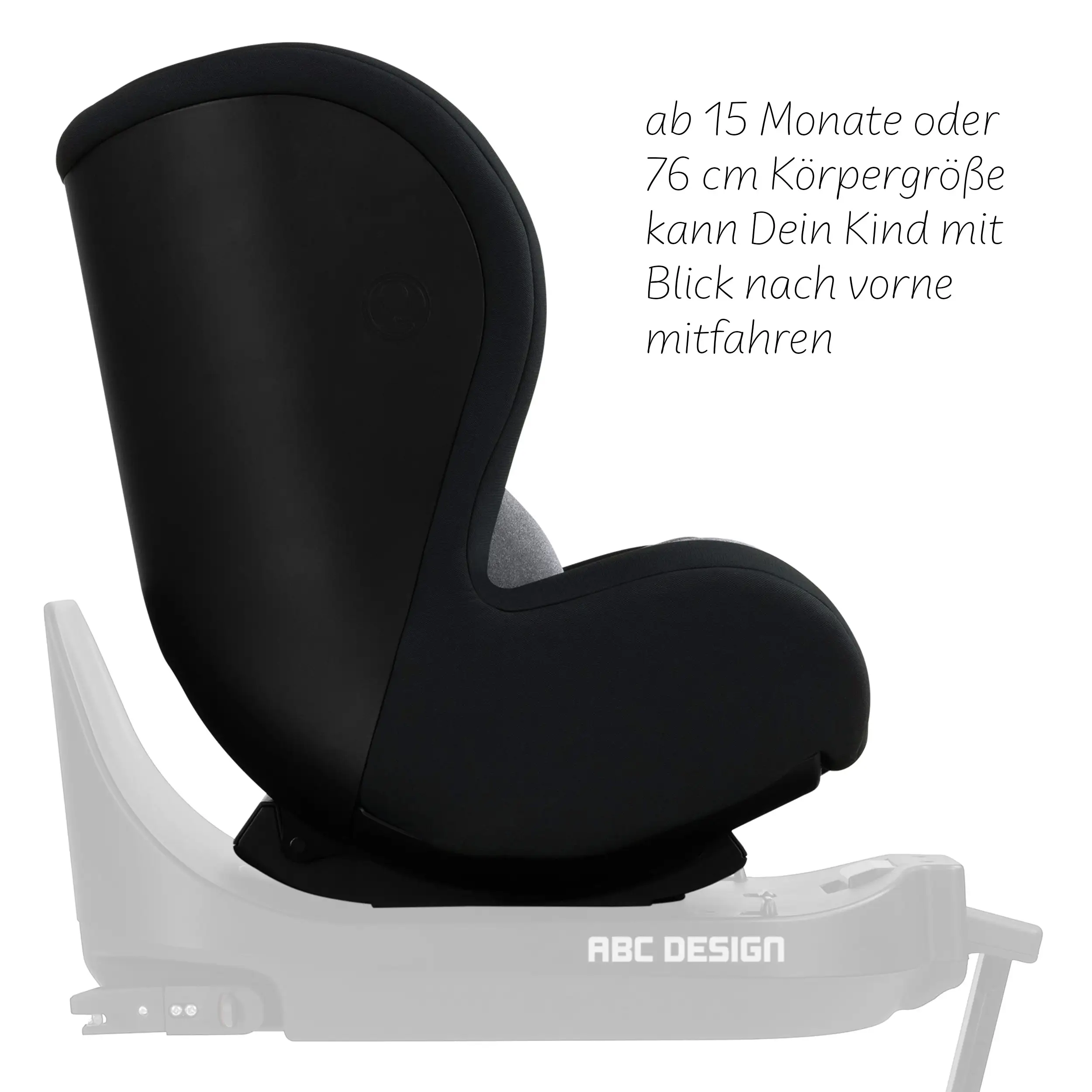 Fotelik samochodowy Lily i-Size z obrotową bazą ISOFIX Root - Graphite
