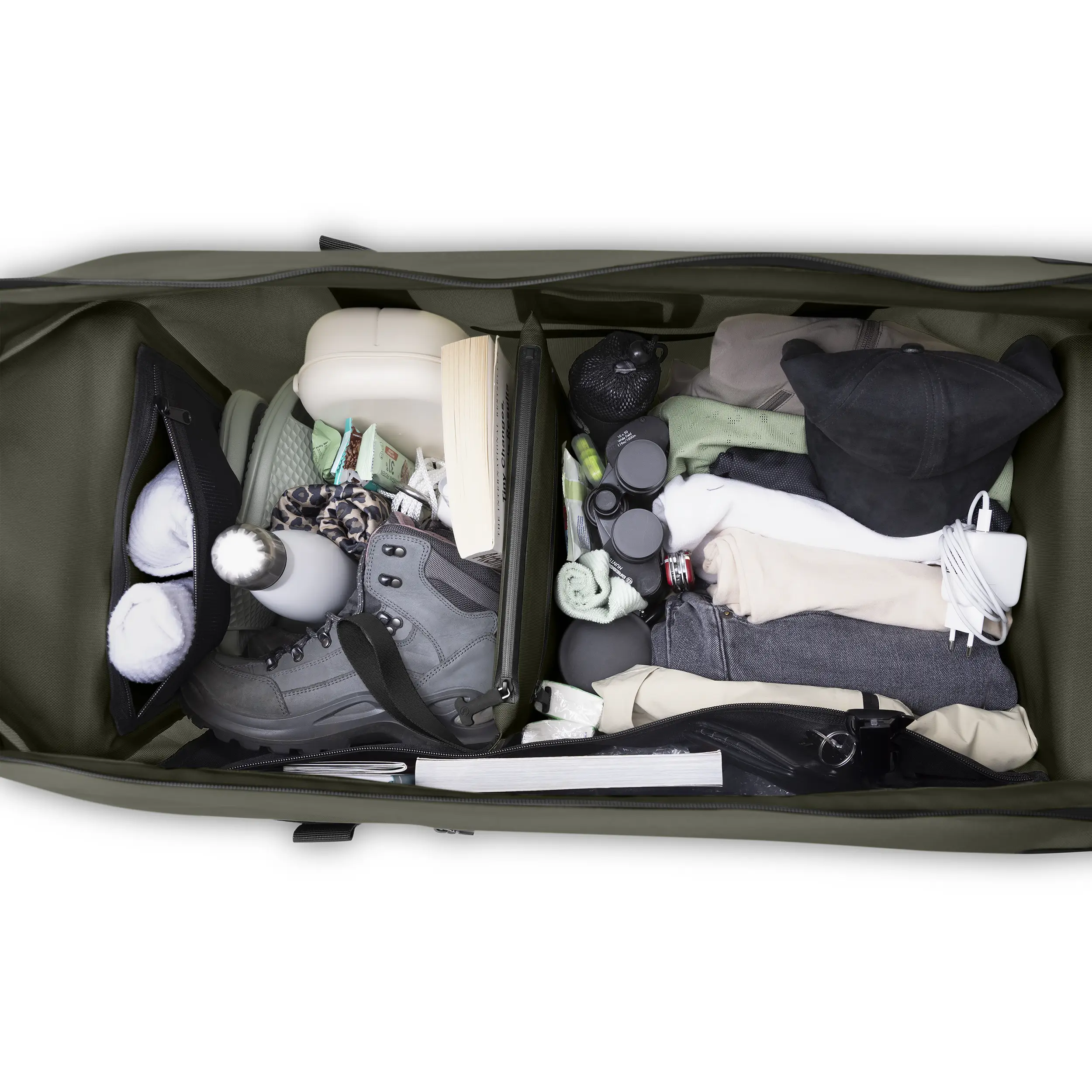 Torba podróżna Locarno 60L do codziennego użytku, podróży i zastosowań profesjonalnych - Avocado