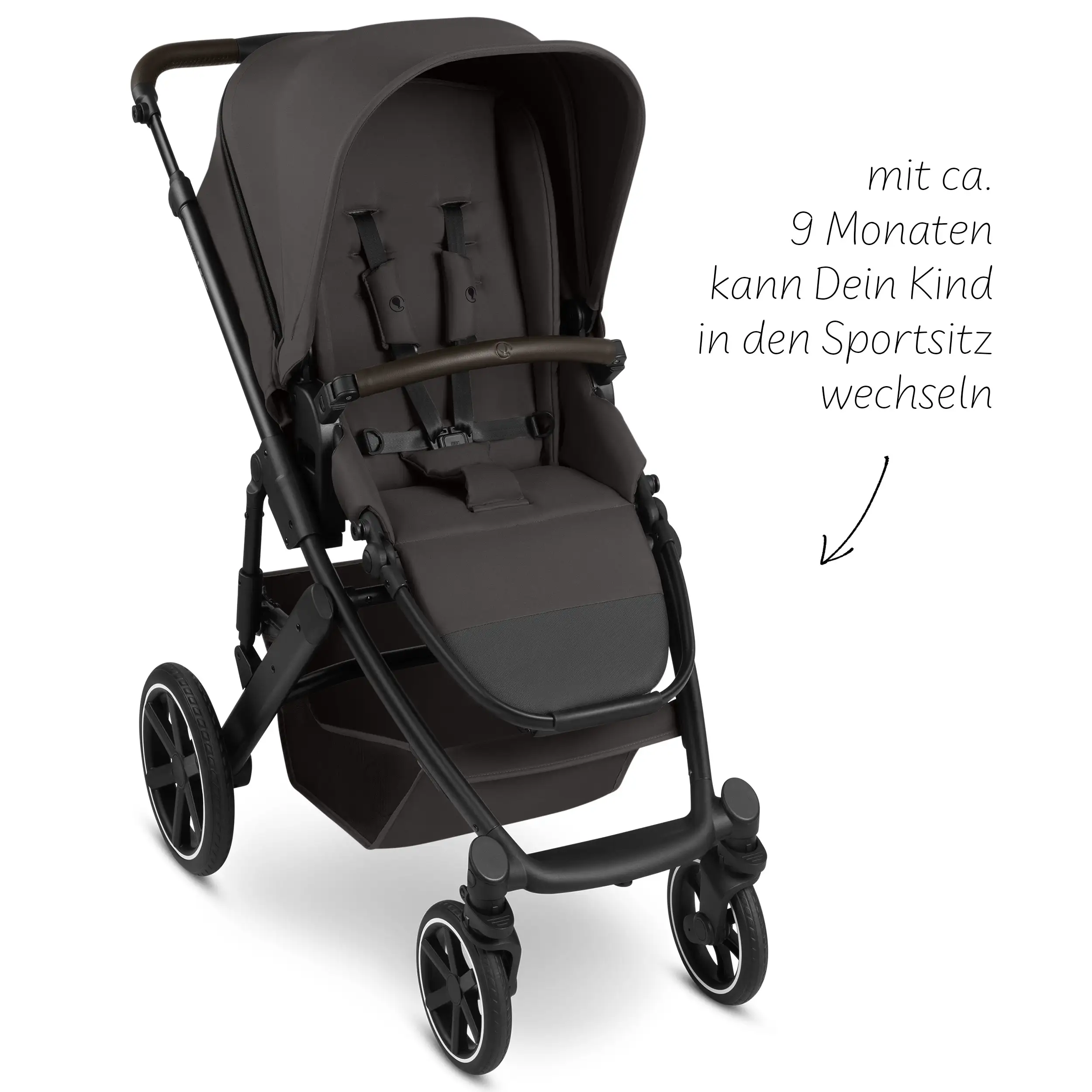 Zestaw wózka 4w1 Salsa Core z fotelikiem Calla z funkcją leżaczka i podstawą Isofix Root – Falcon