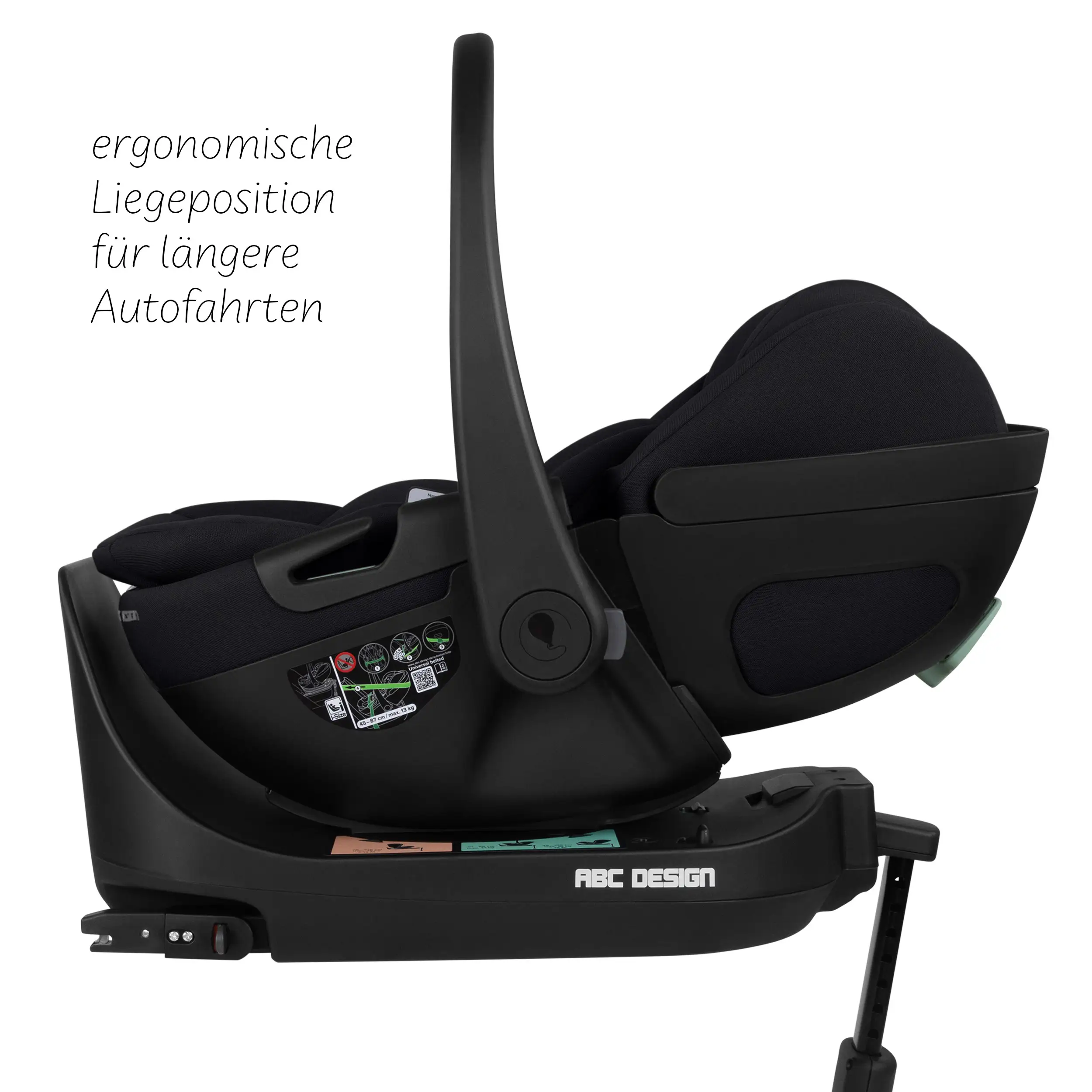Zestaw wózka 4w1 Salsa Core z fotelikiem Calla z funkcją leżaczka i podstawą Isofix Root – Ink