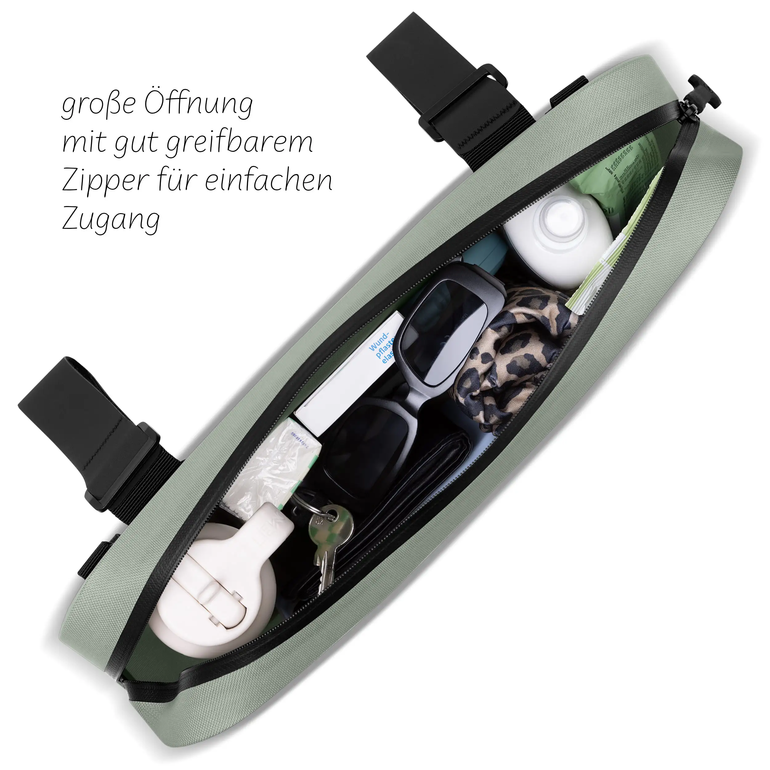 Torba podsiodłowa Genf 4,5L do wózka, roweru i na co dzień - Pine