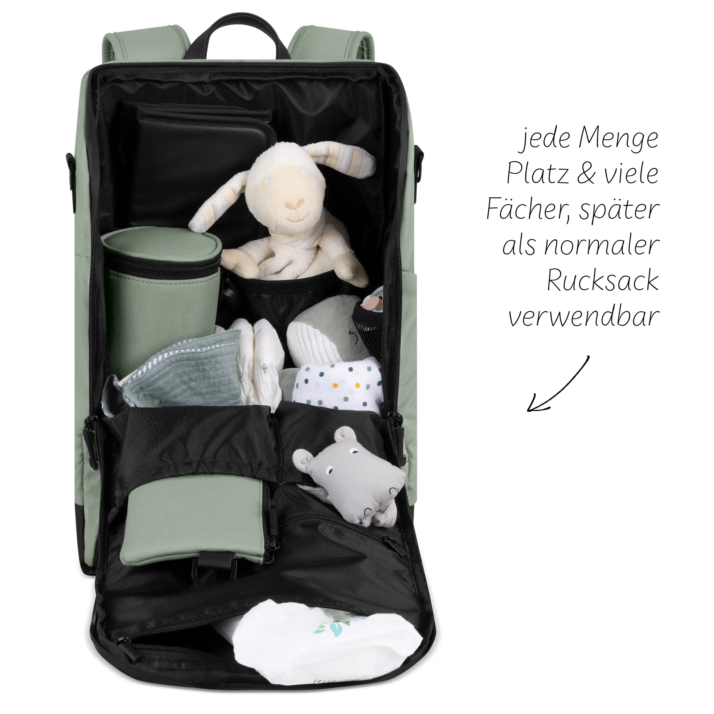 Plecak do przewijania Active - Pine