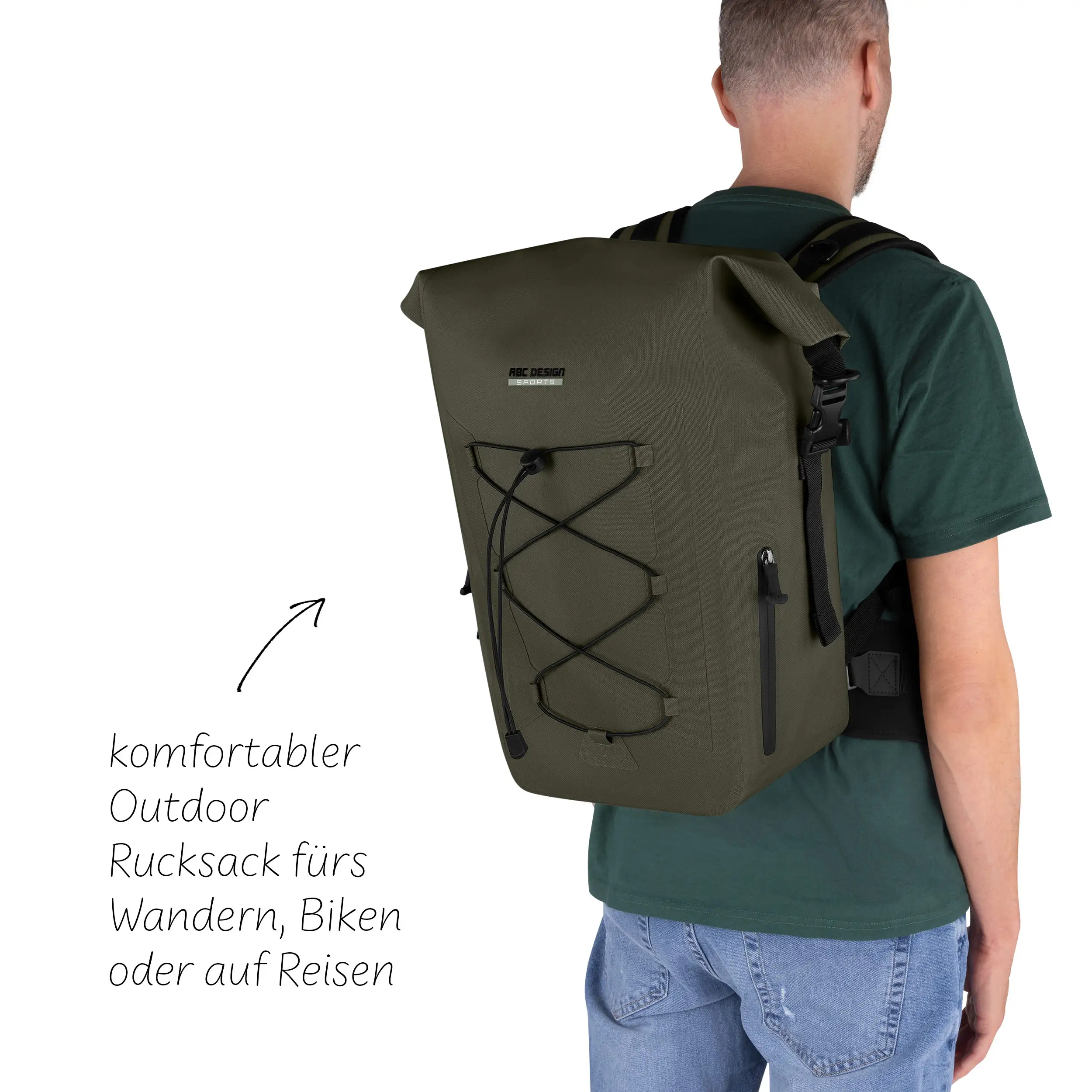 Premium plecak outdoorowy Lausanne 20L do miasta i na łono natury - Avocado