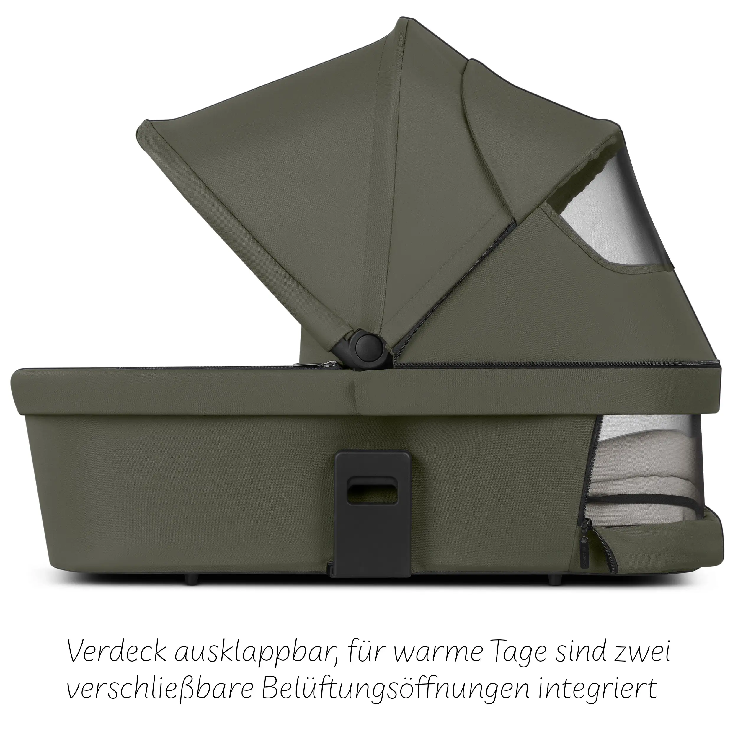 Zestaw wózka 4w1 Salsa Core z fotelikiem Calla z funkcją leżaczka i podstawą Isofix Root - Olive