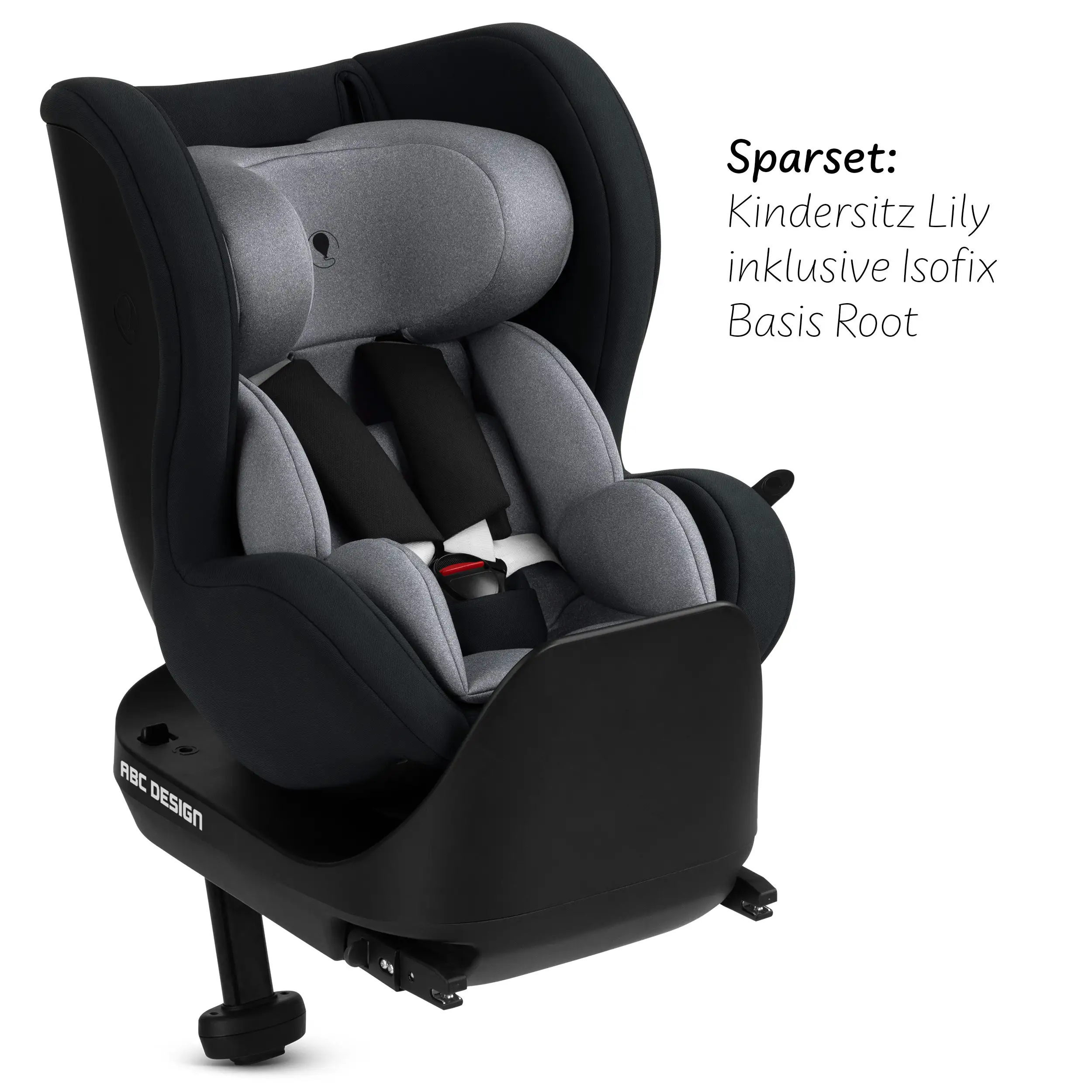 Fotelik samochodowy Lily i-Size z obrotową bazą ISOFIX Root - Graphite