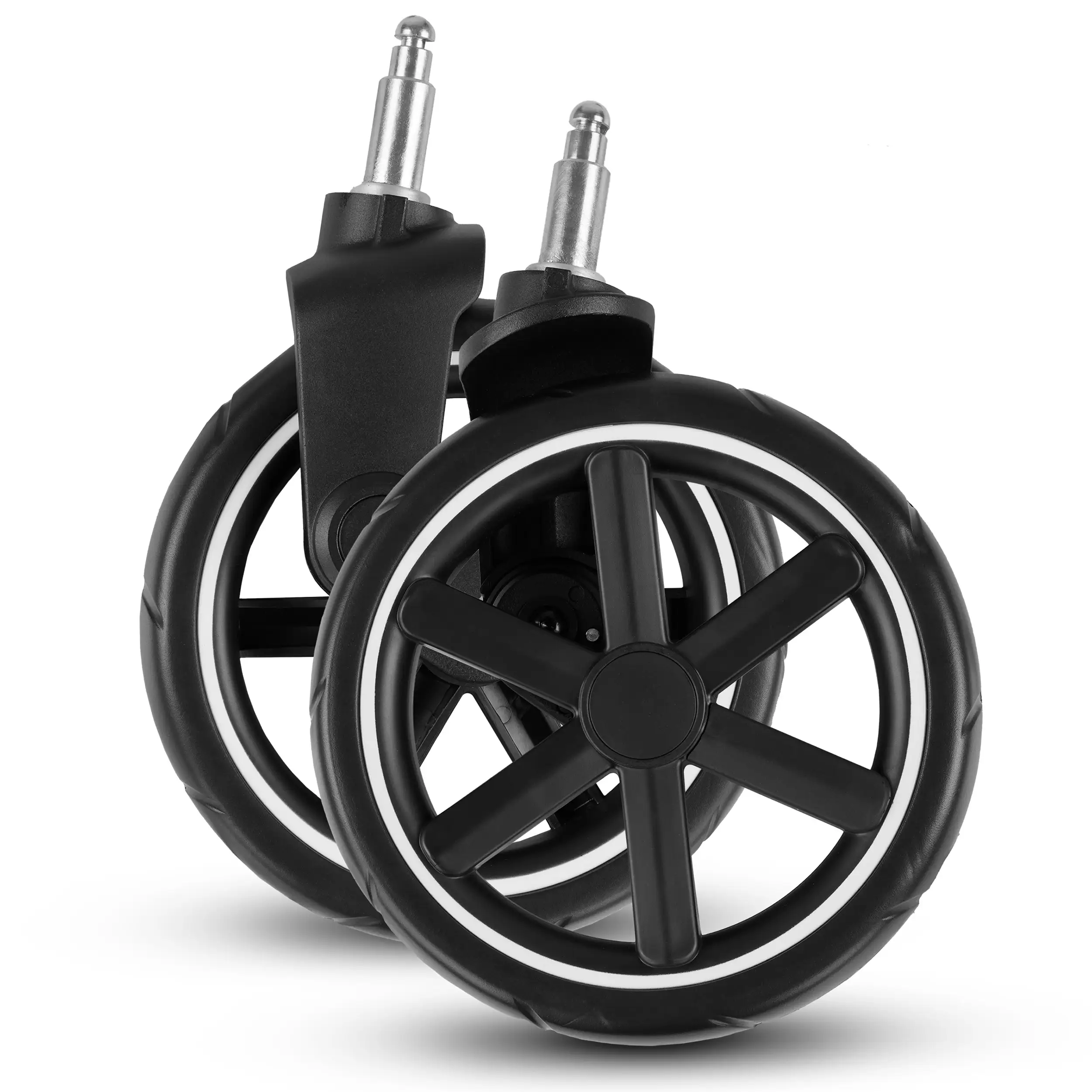 Zestaw kół przednich (2 szt.) do Salsa 4 / Zoom / Zoom 2 - EVA Black / White Wall