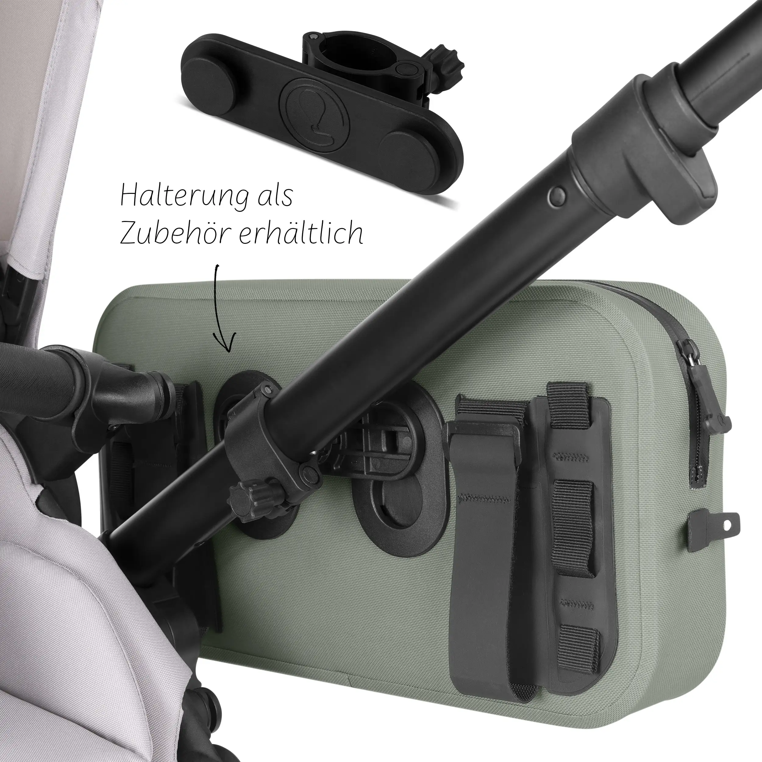 Torba podsiodłowa Genf 4,5L do wózka, roweru i na co dzień - Pine