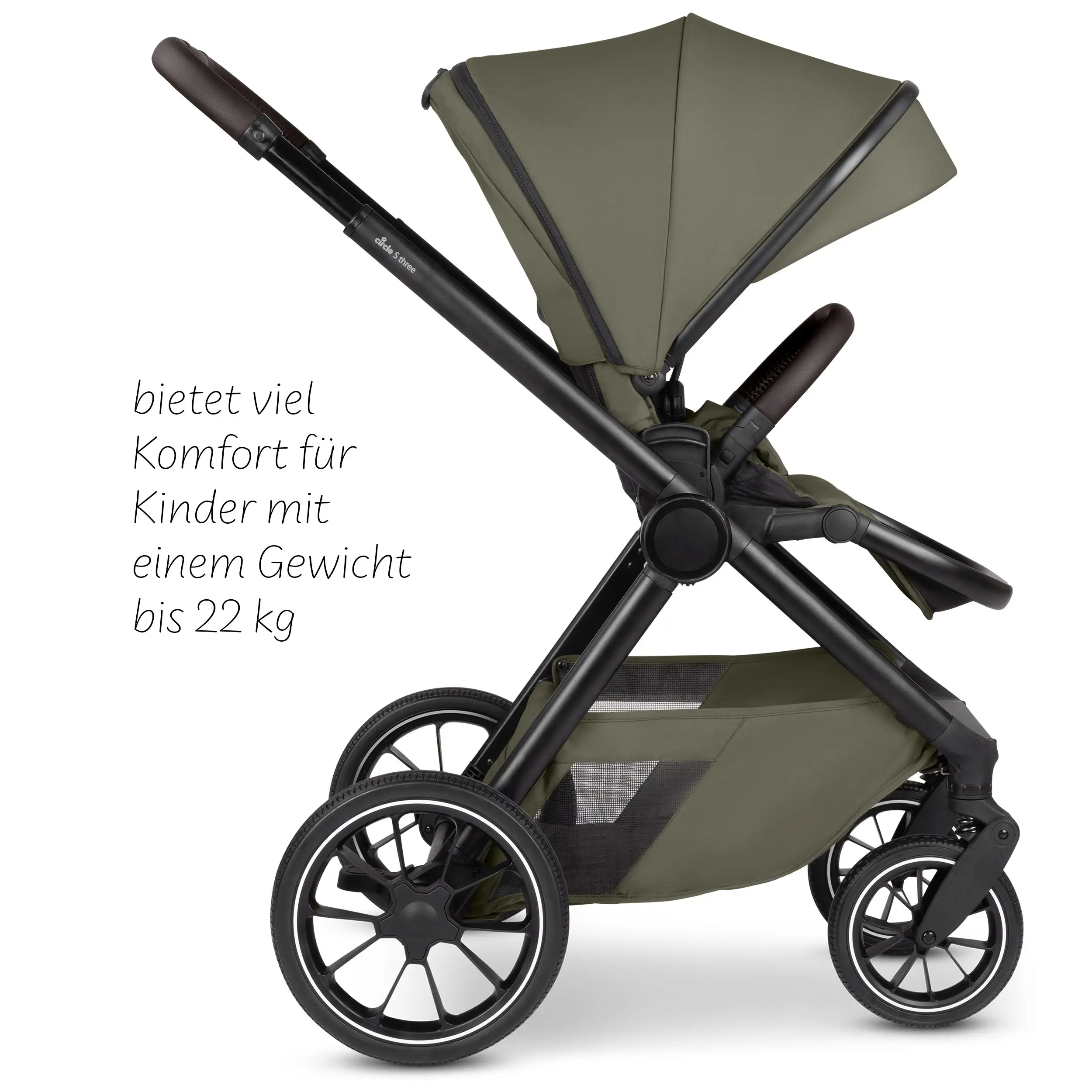 Wózek wielofunkcyjny S Three - Wheat