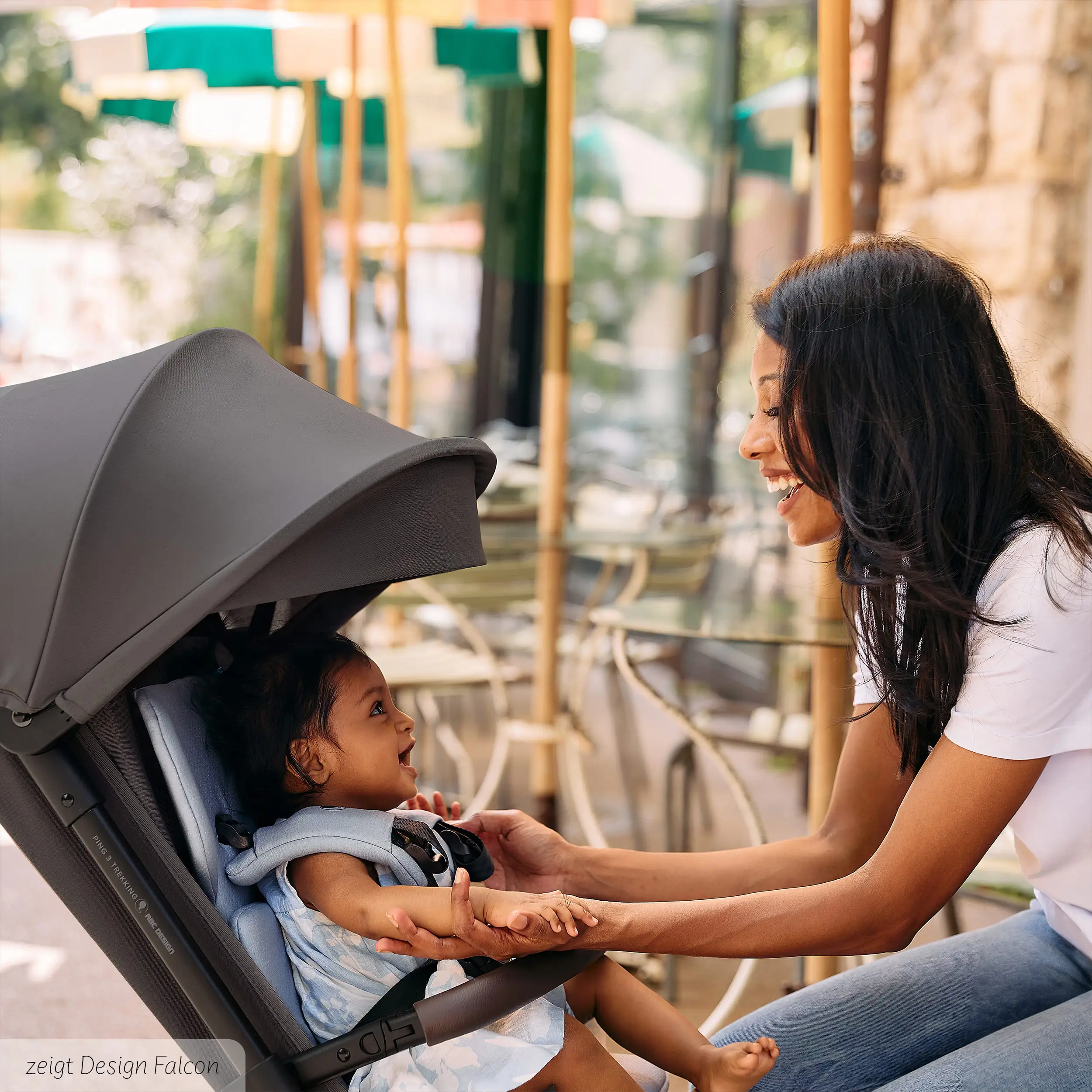Wózek podróżny Ping 3 Trekking - Camel