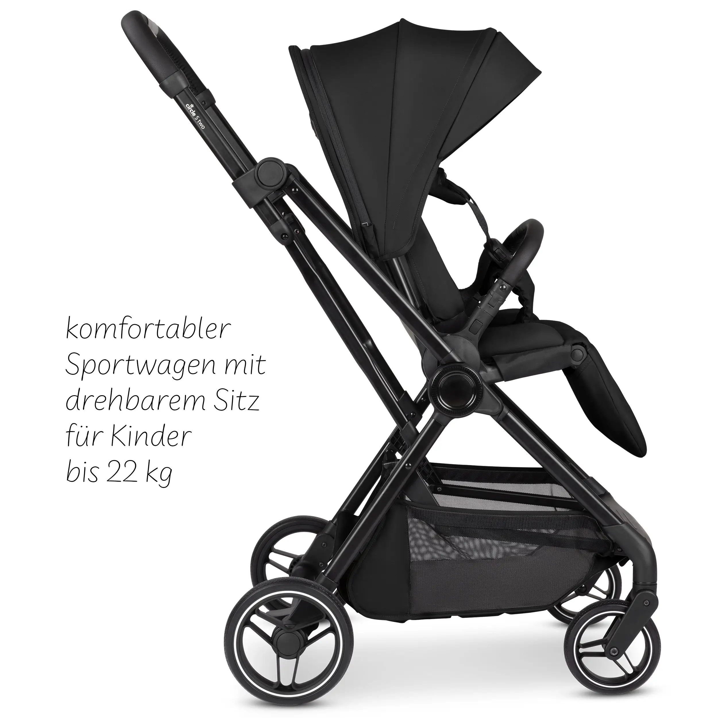 Spacerówka S Two - Black