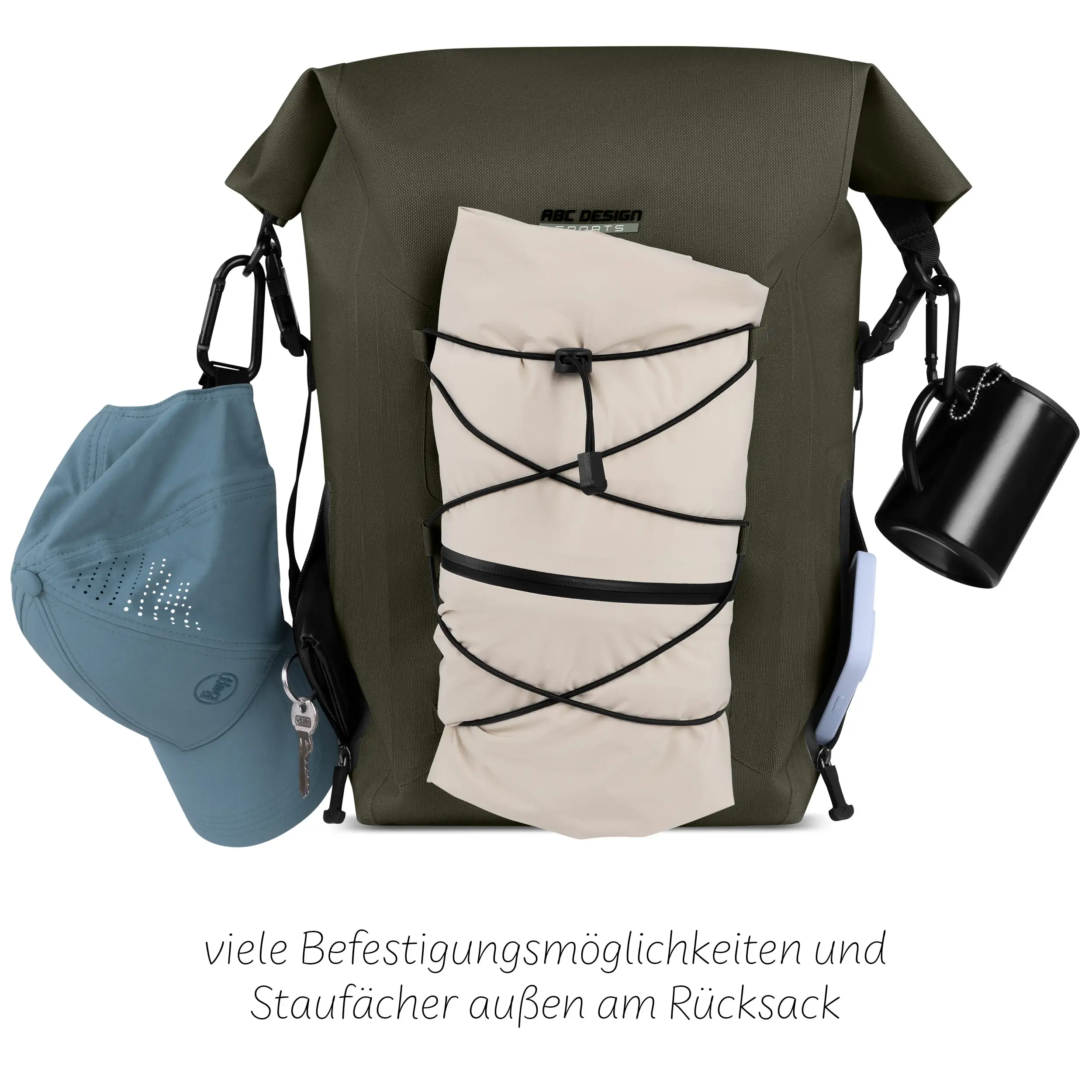 Premium plecak outdoorowy Lausanne 20L do miasta i na łono natury - Avocado