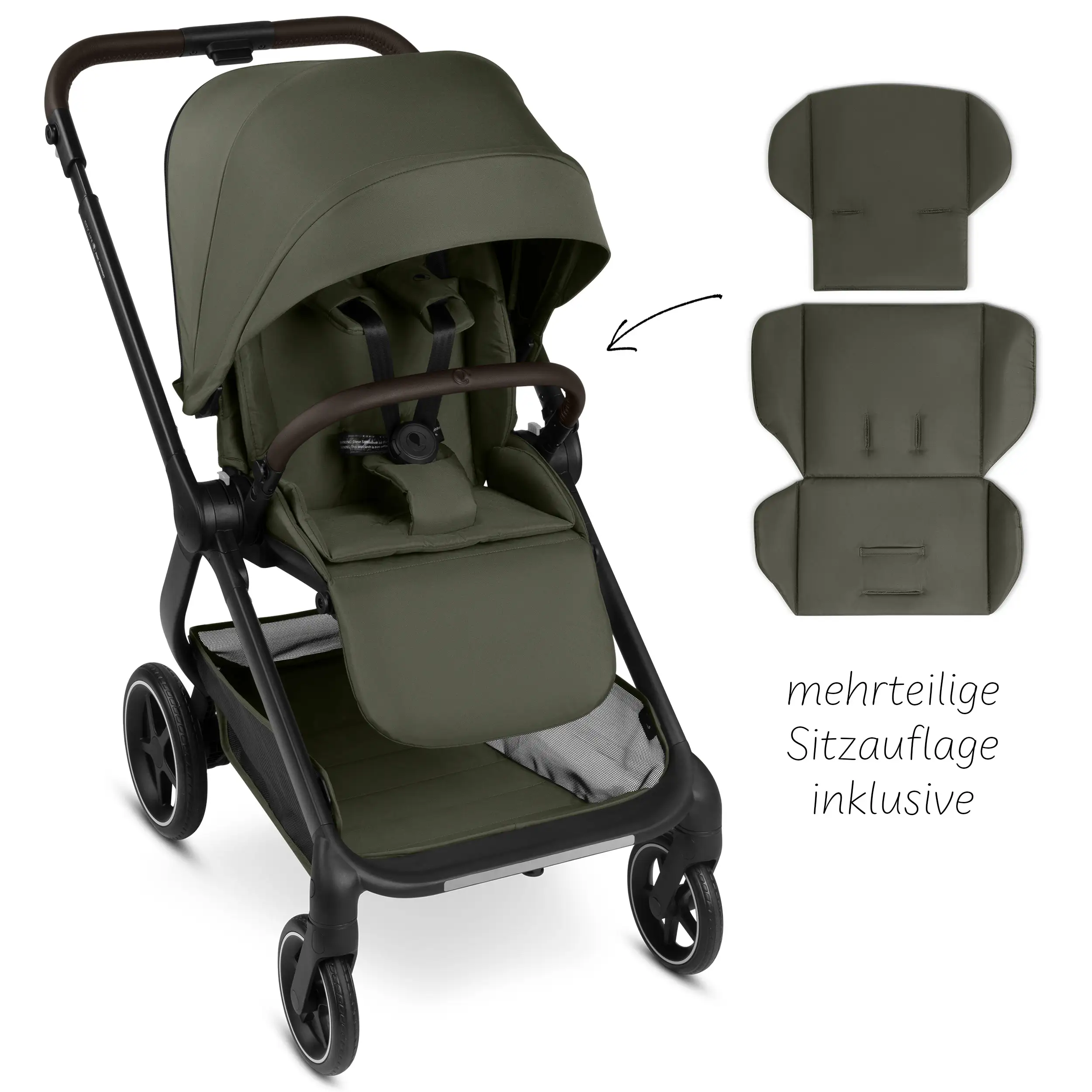 Zestaw wózka 3w1 City Life z fotelikiem Maxi Cosi Pebble 360 Pro 2 - Avocado