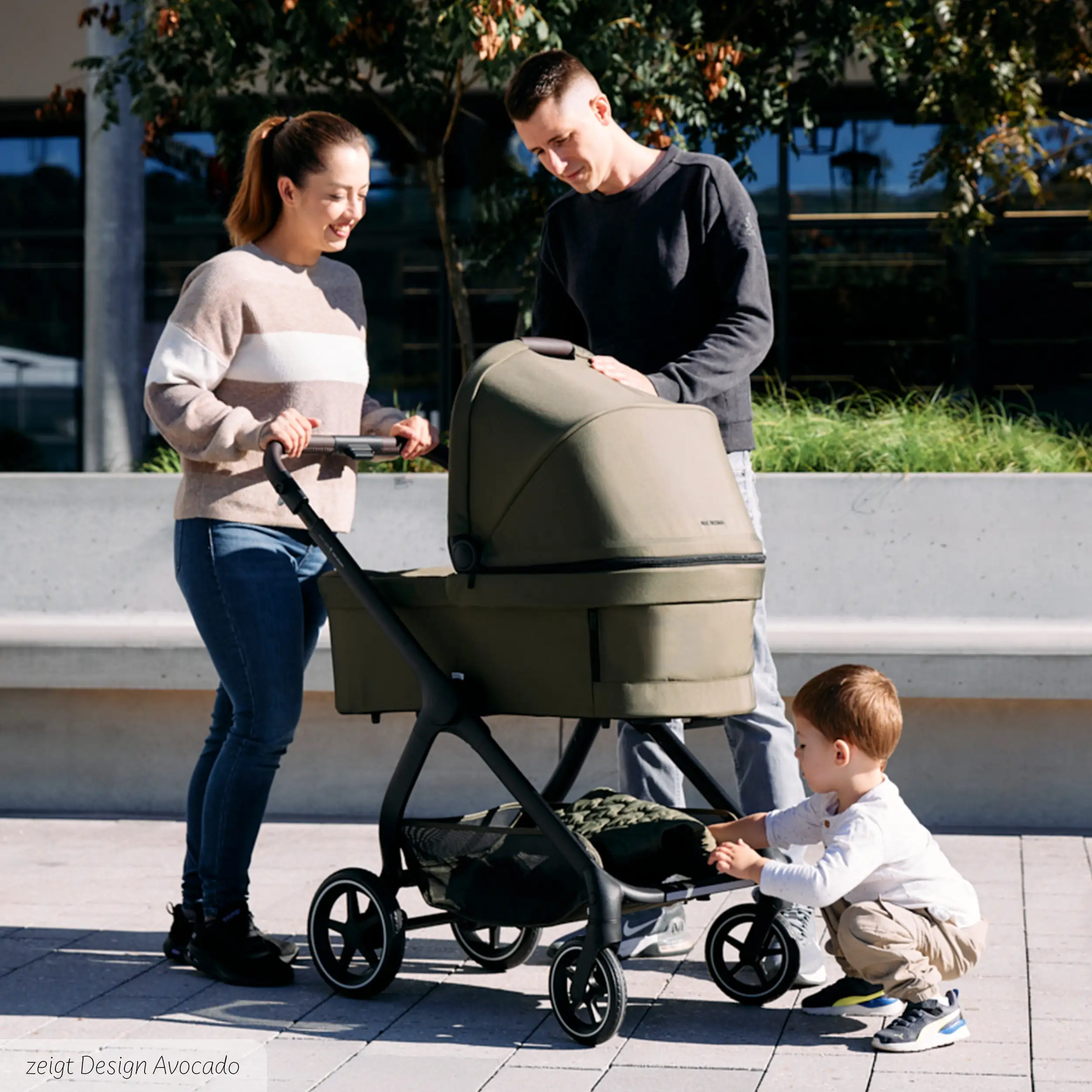 Zestaw wózka 3w1 City Life z fotelikiem Maxi Cosi Pebble 360 Pro 2 - Nature