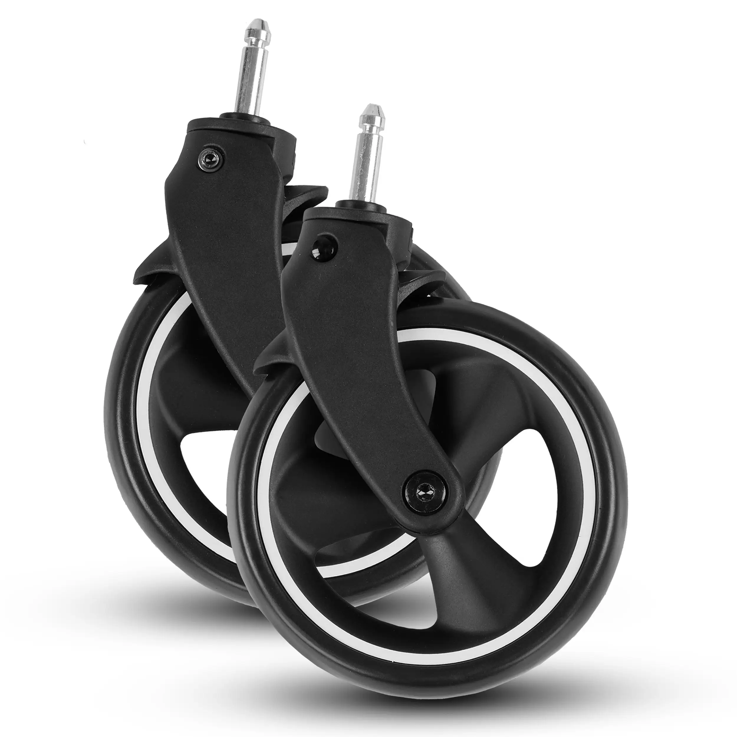 Zestaw kół przednich (2 szt.) do Ping 3 Travel / Ping Two - EVA Black / White Wall