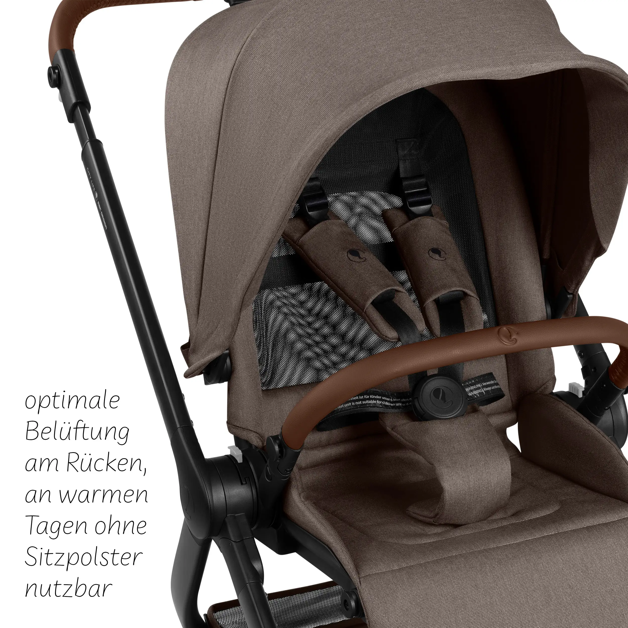 Zestaw wózka 4w1 City Life z bazą Isofix - Nature