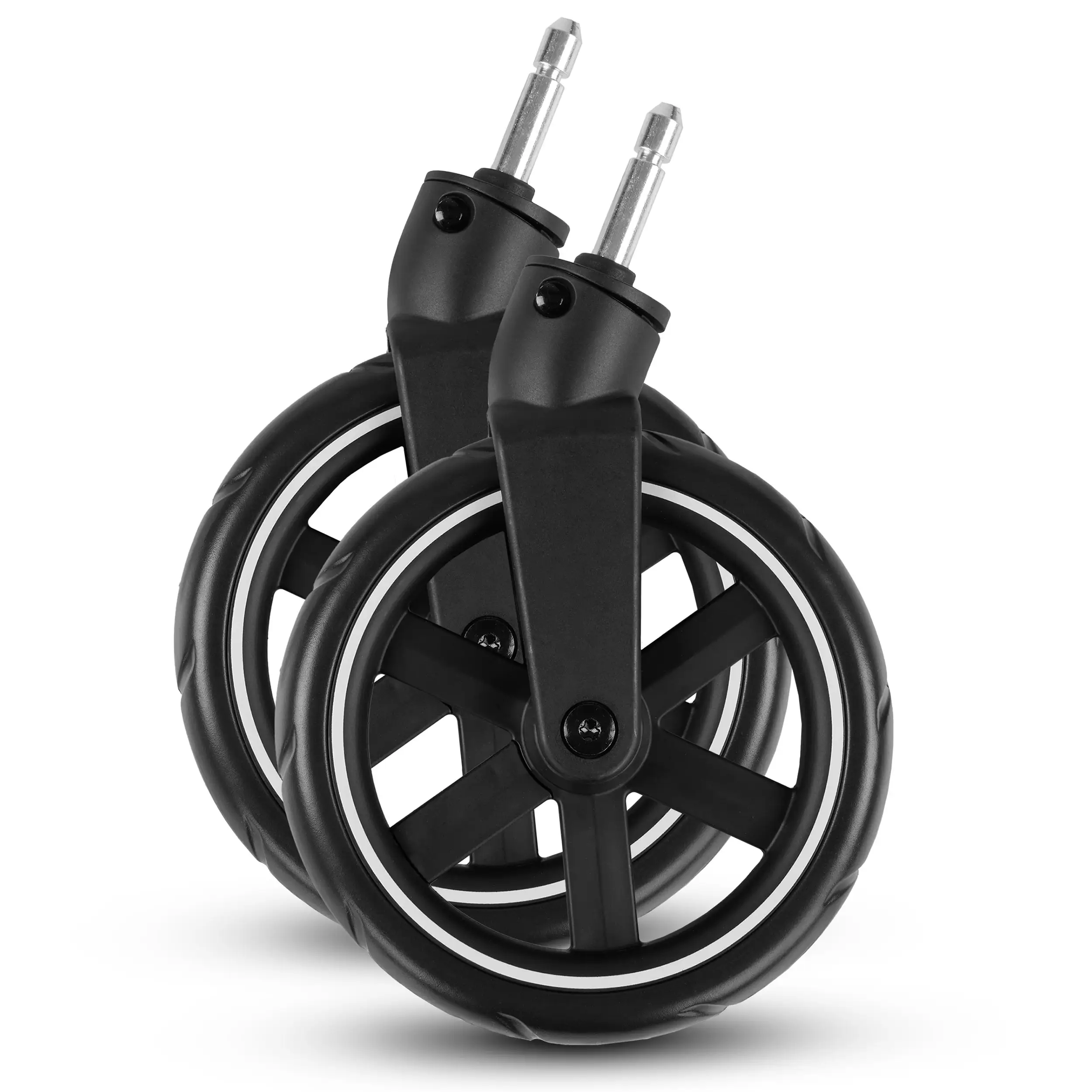 Zestaw kół przednich (2 szt.) do Avus 2 / Avus - EVA Black / White Wall