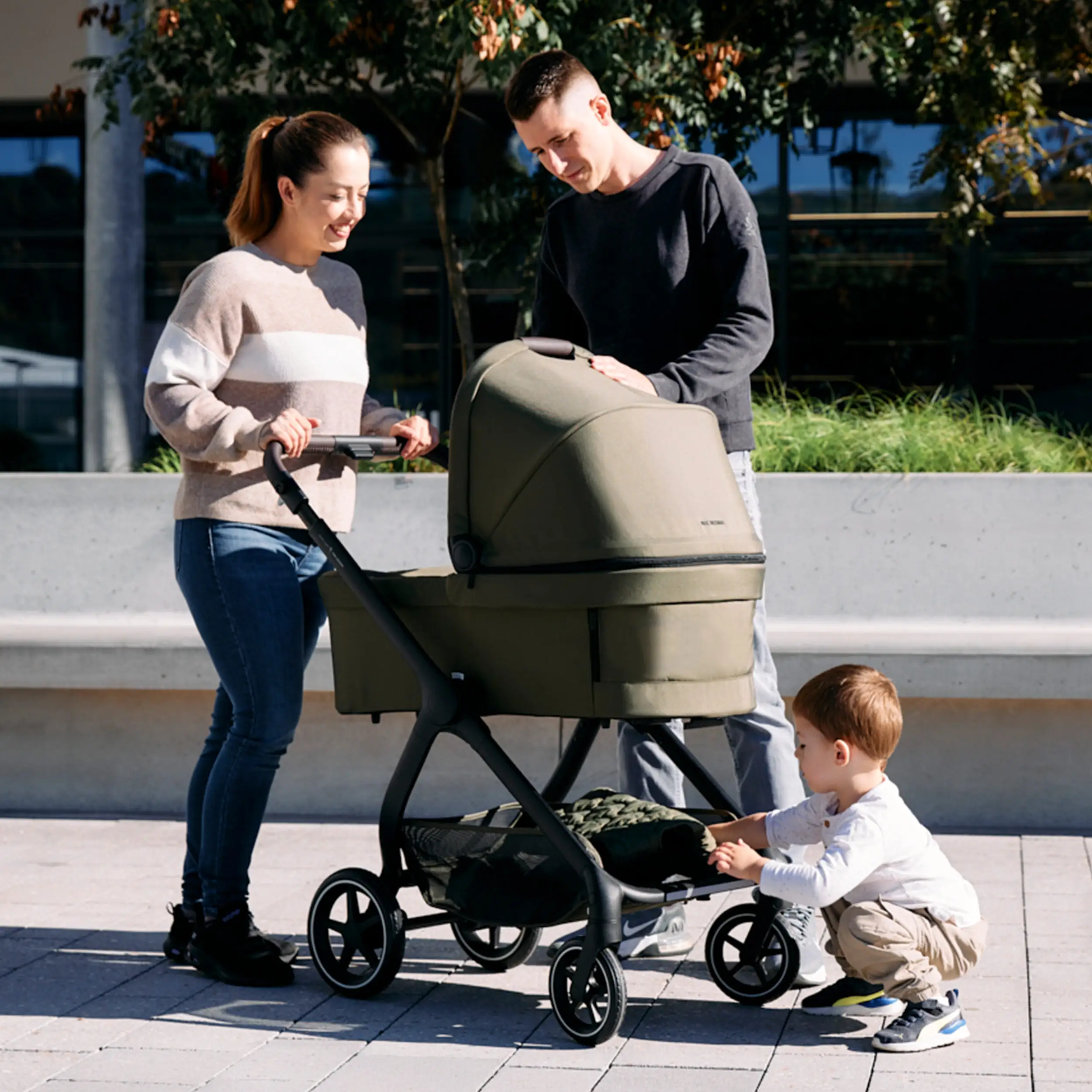 Zestaw wózka 3w1 City Life z fotelikiem Maxi Cosi Pebble 360 Pro 2 - Avocado