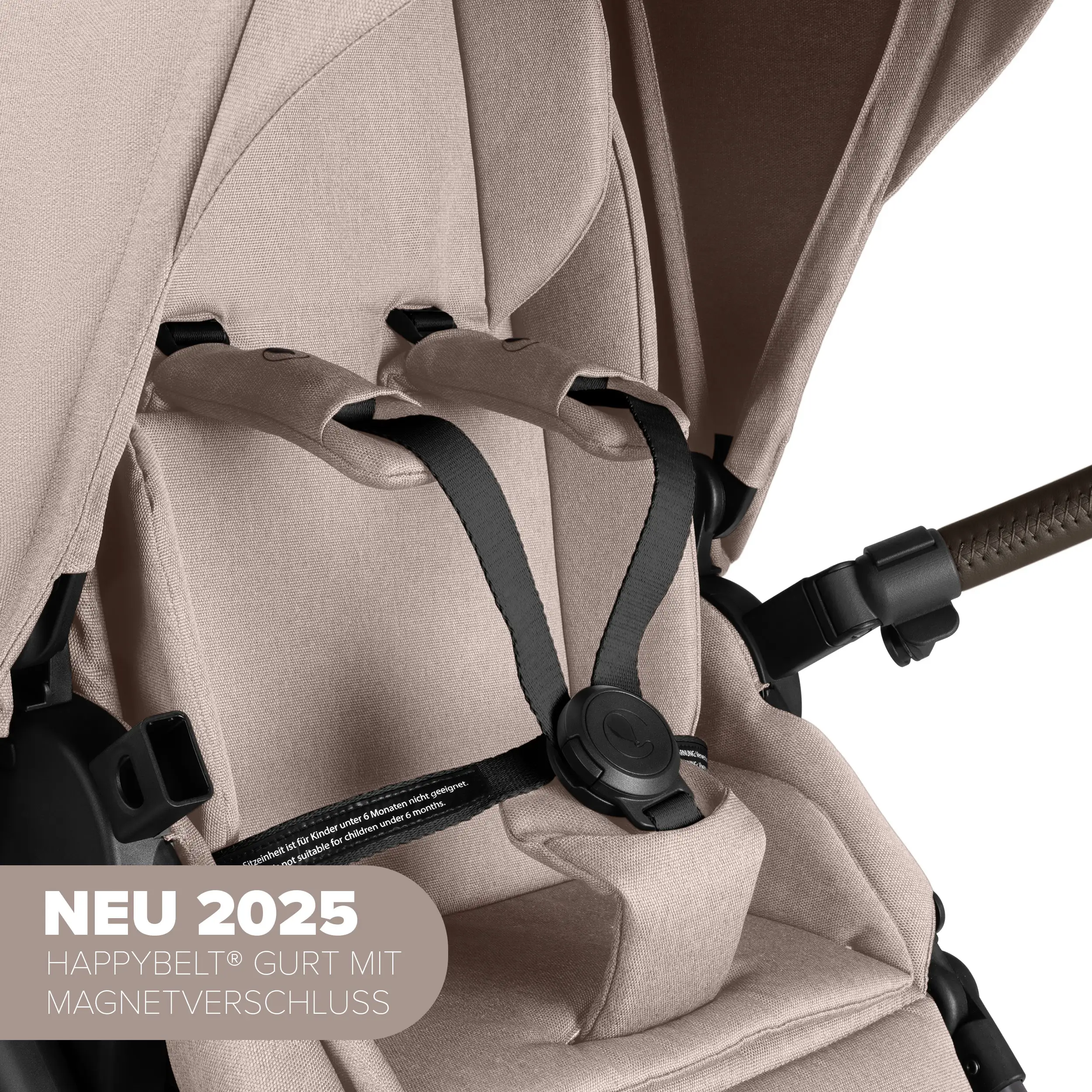 3in1-Kinderwagen-Set Salsa 5 Air inkl. Babyschale Calla mit Liegefunktion - Camel