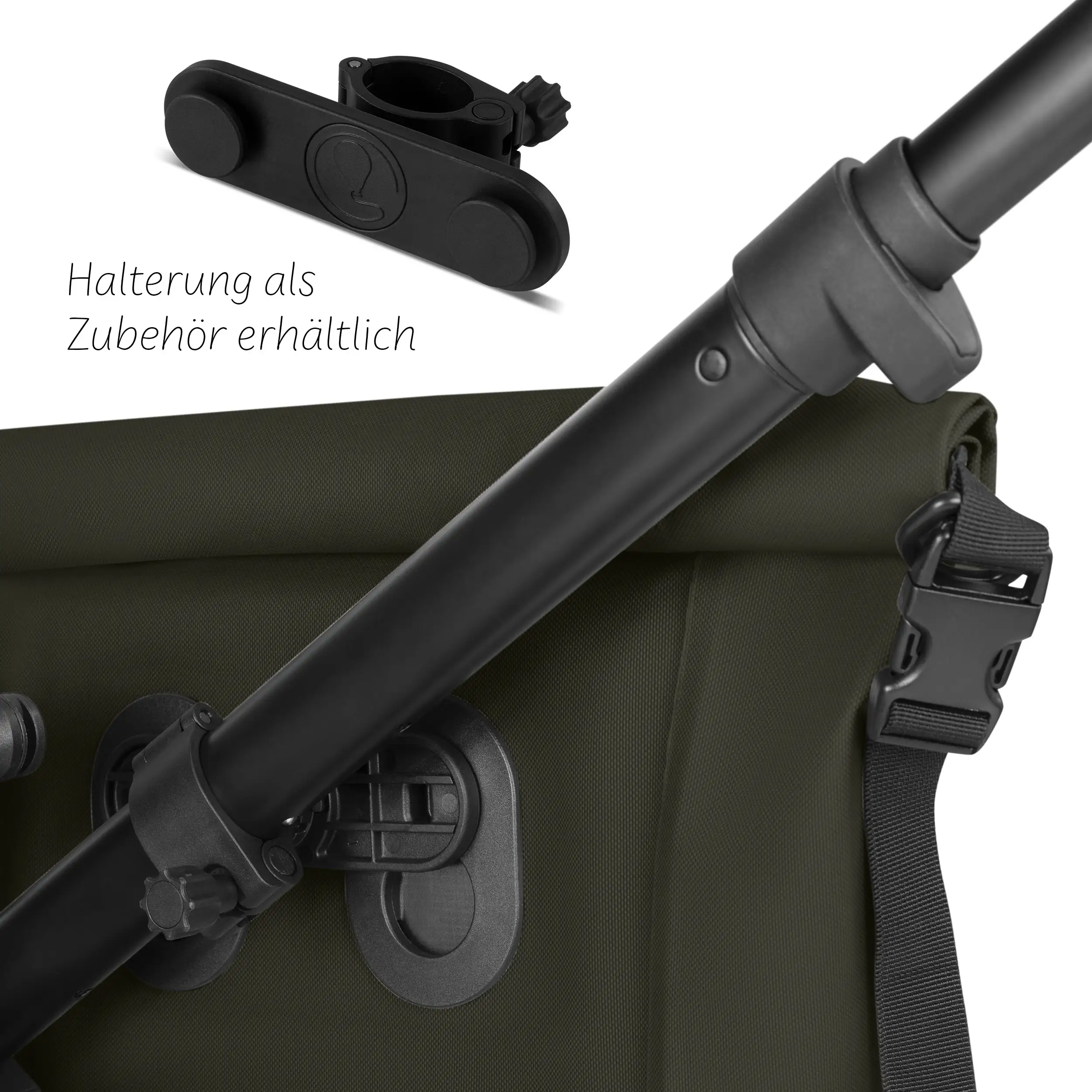 Torba podsiodłowa Sion 20L do wózka, przyczepki rowerowej i na co dzień - Avocado