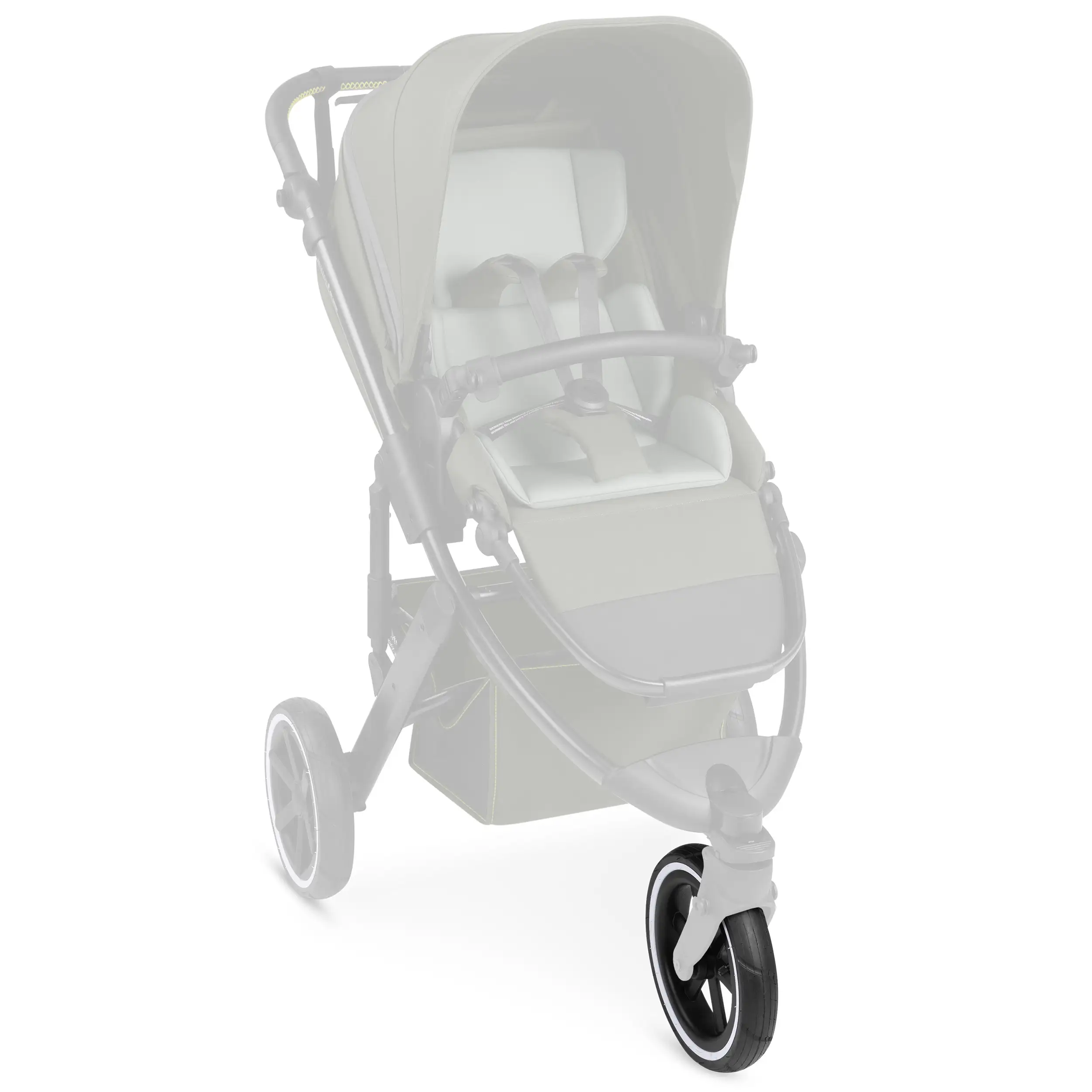 Przednie koło do Salsa 5 Run / Salsa Run - koło pompowane Black / White Wall