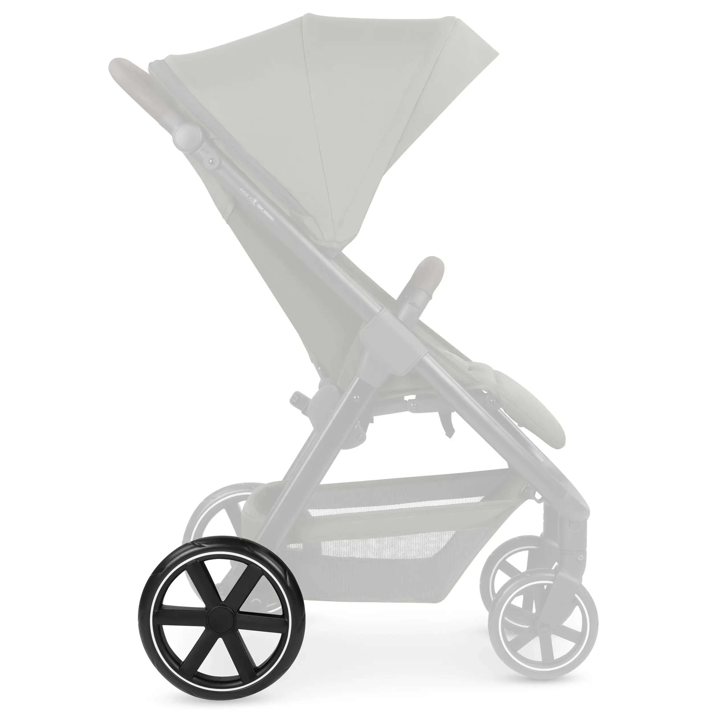 Tylne koło do Avus 2 / Avus - Black / White Wall