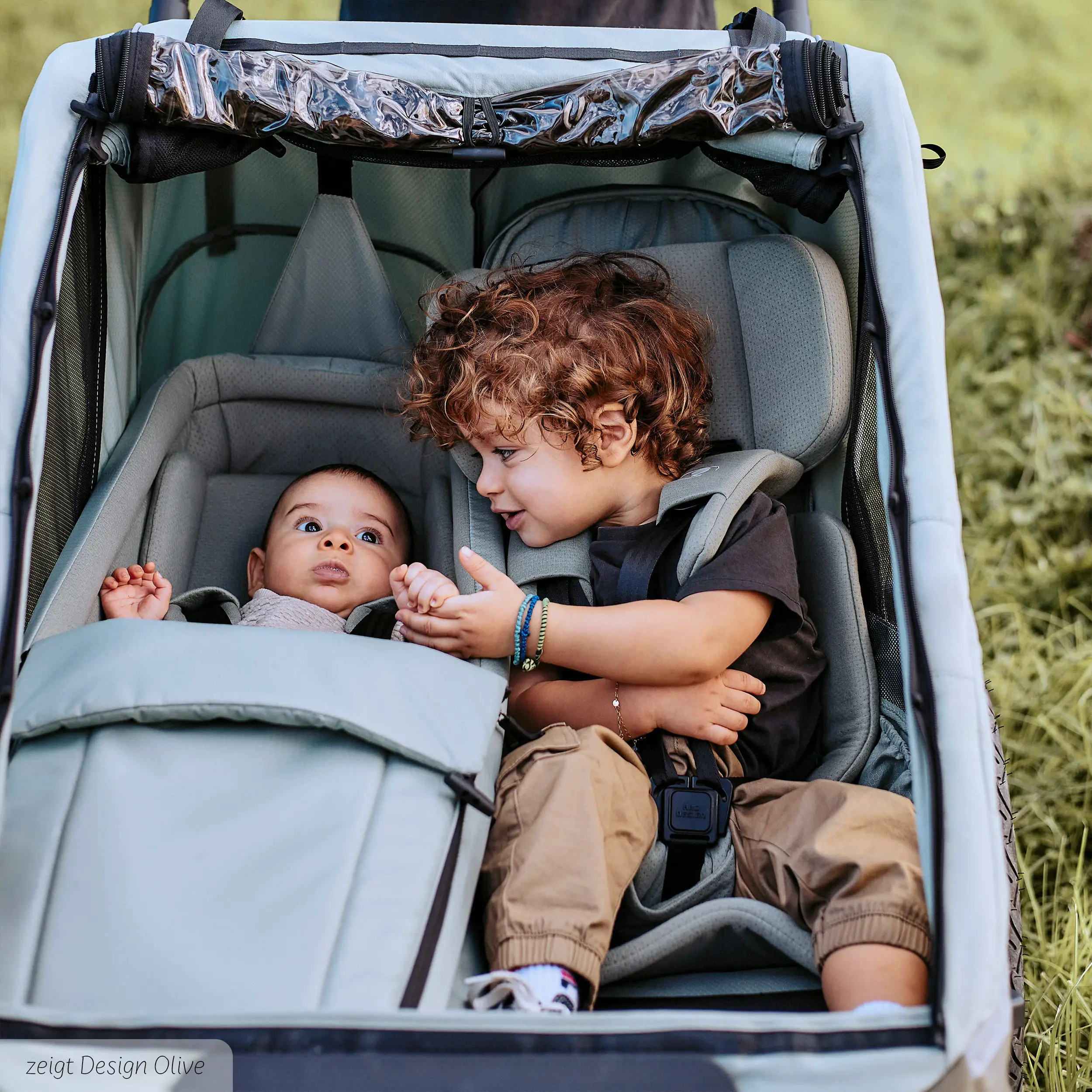 Wkładka dla noworodka do przyczepki rowerowej Tour - Ink