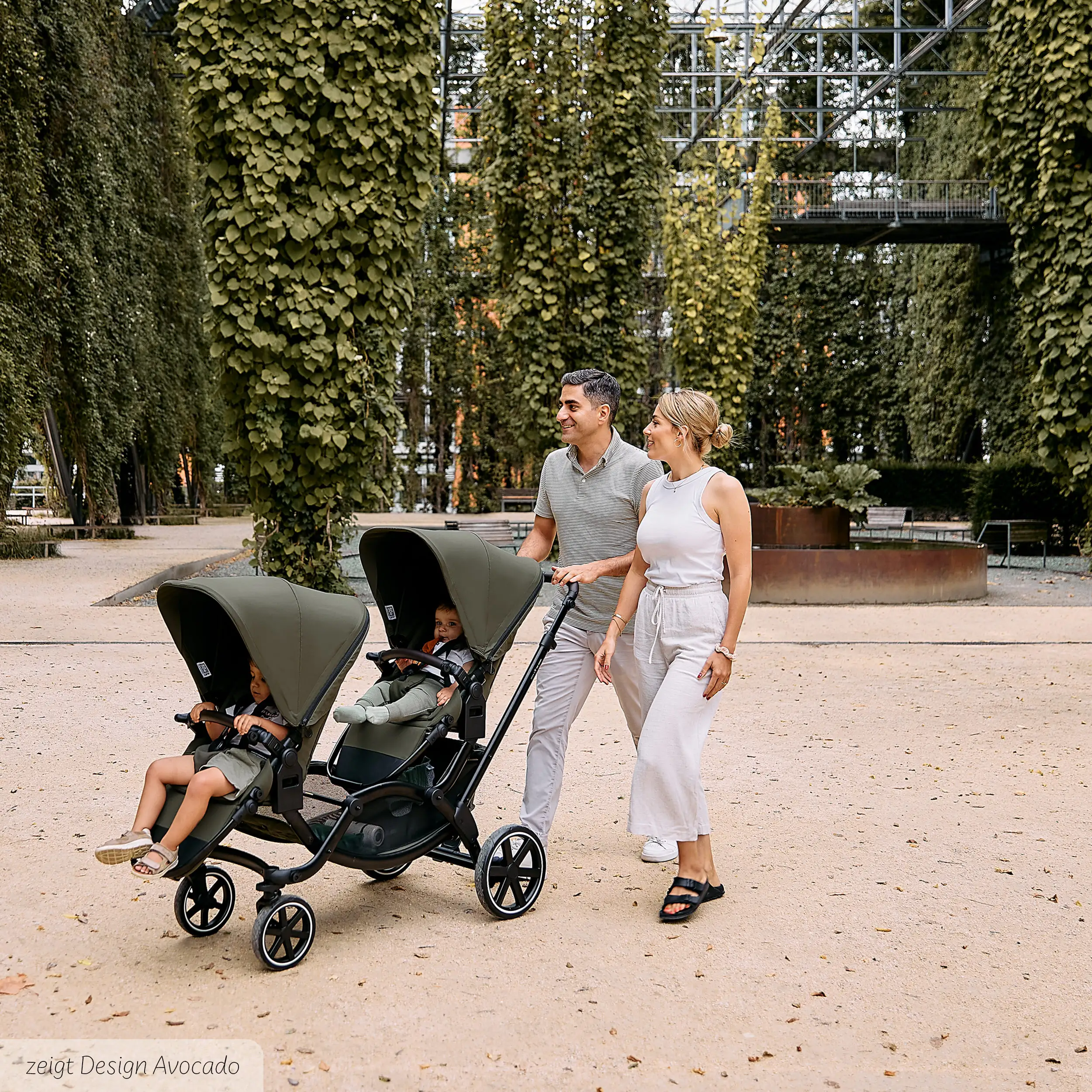 Wózek dla rodzeństwa Zoom 2 - Coal