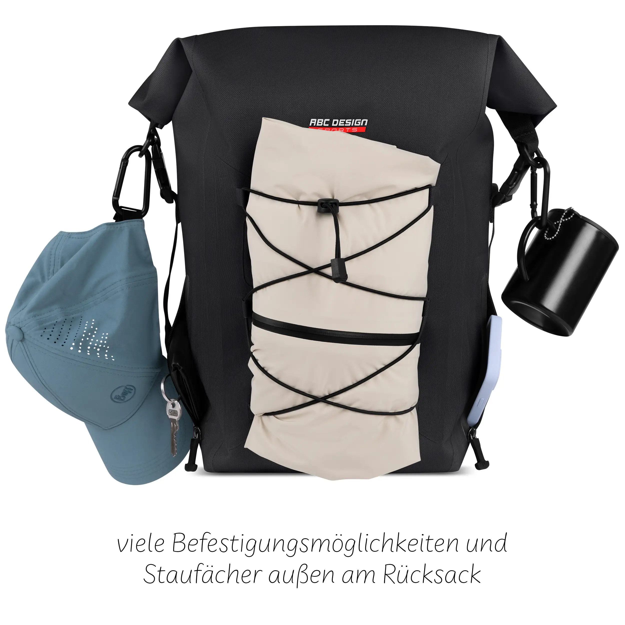 Premium plecak outdoorowy Lausanne 20L do miasta i na łono natury - Ink