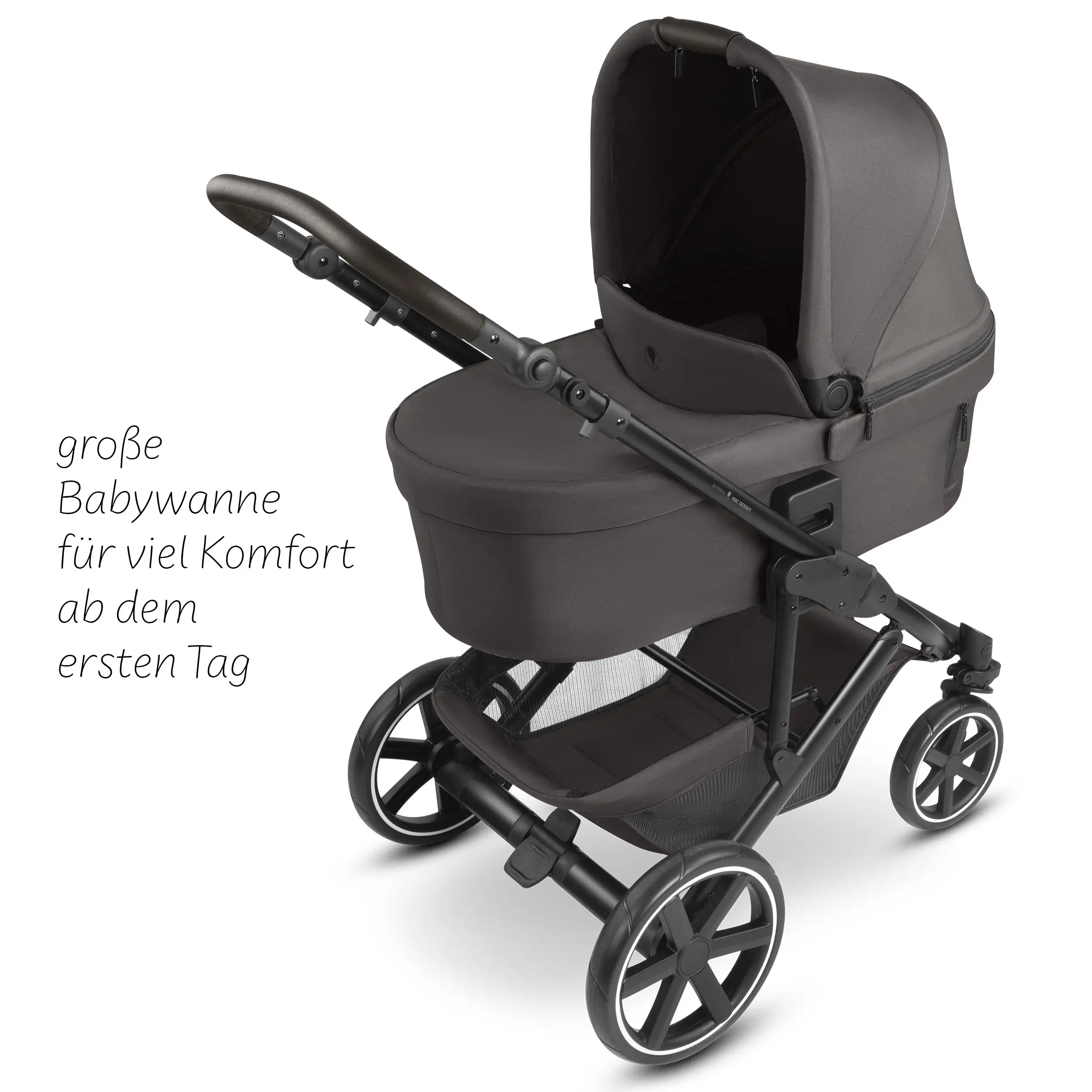 Zestaw wózka 4w1 Sierra z bazą Isofix - Nut
