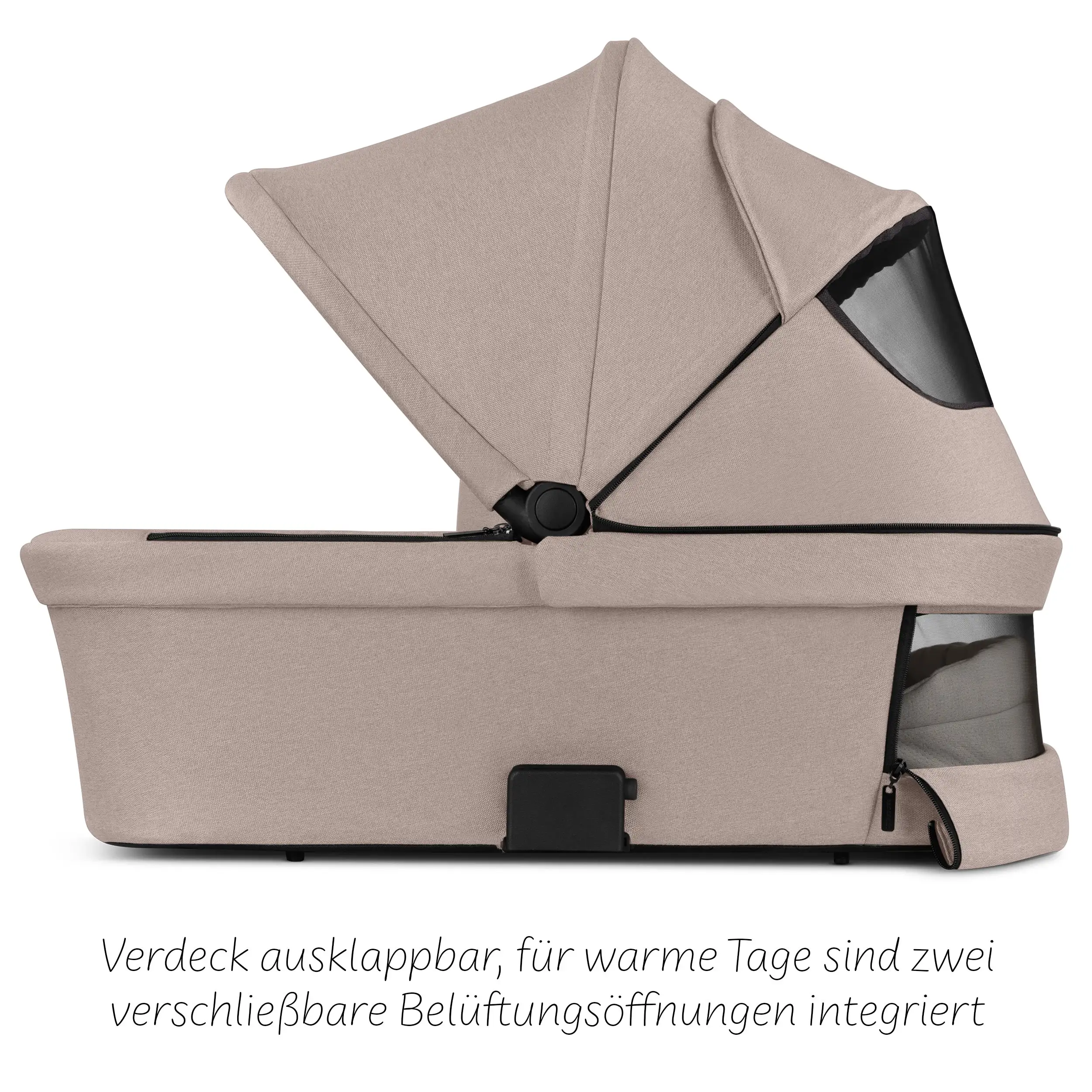 4in1-Kinderwagen-Set Salsa 5 Air inkl. Babyschale Calla mit Liegefunktion - Camel