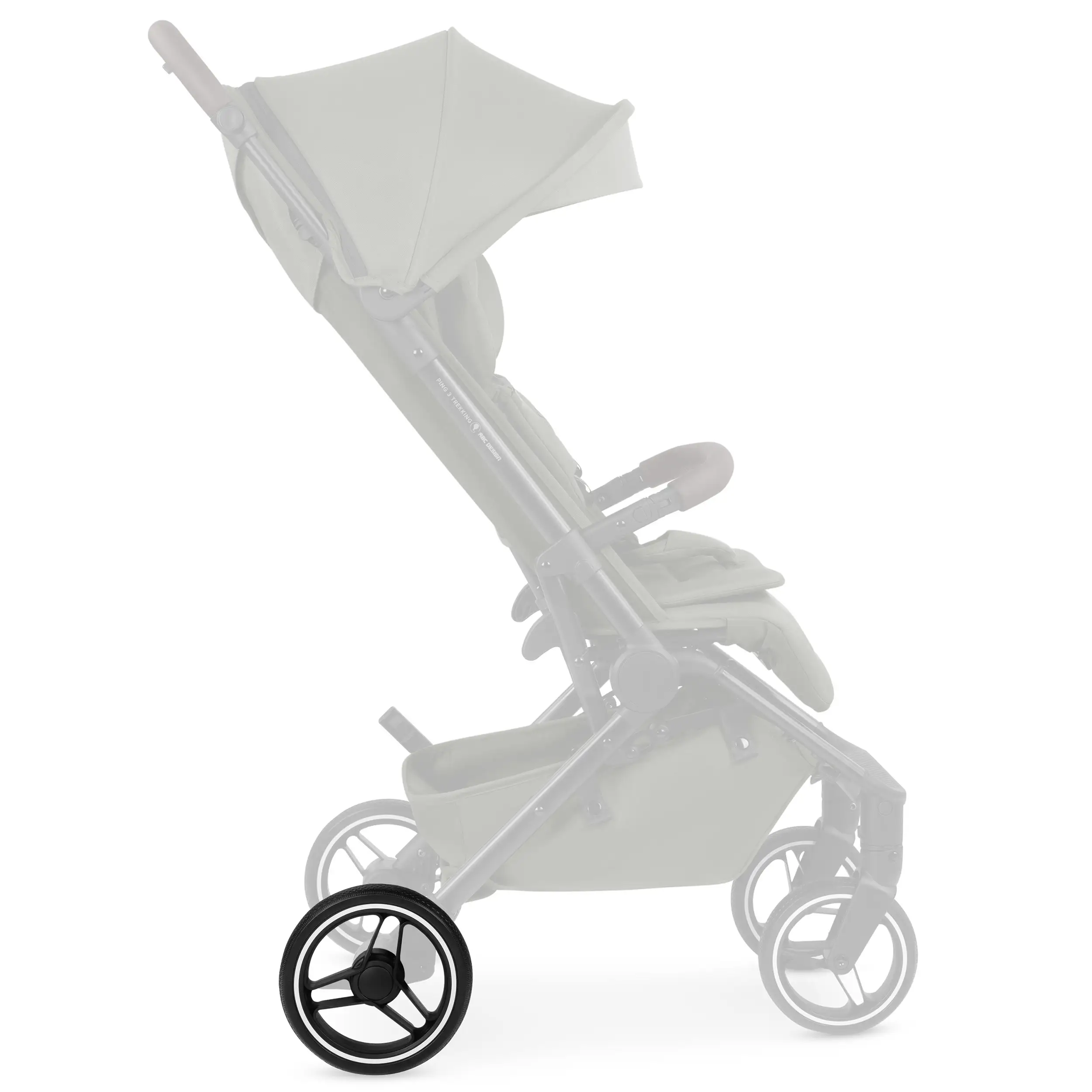 Tylne koło do Ping 3 Trekking / Ping Two Trekking - All Terrain Black / White Wall