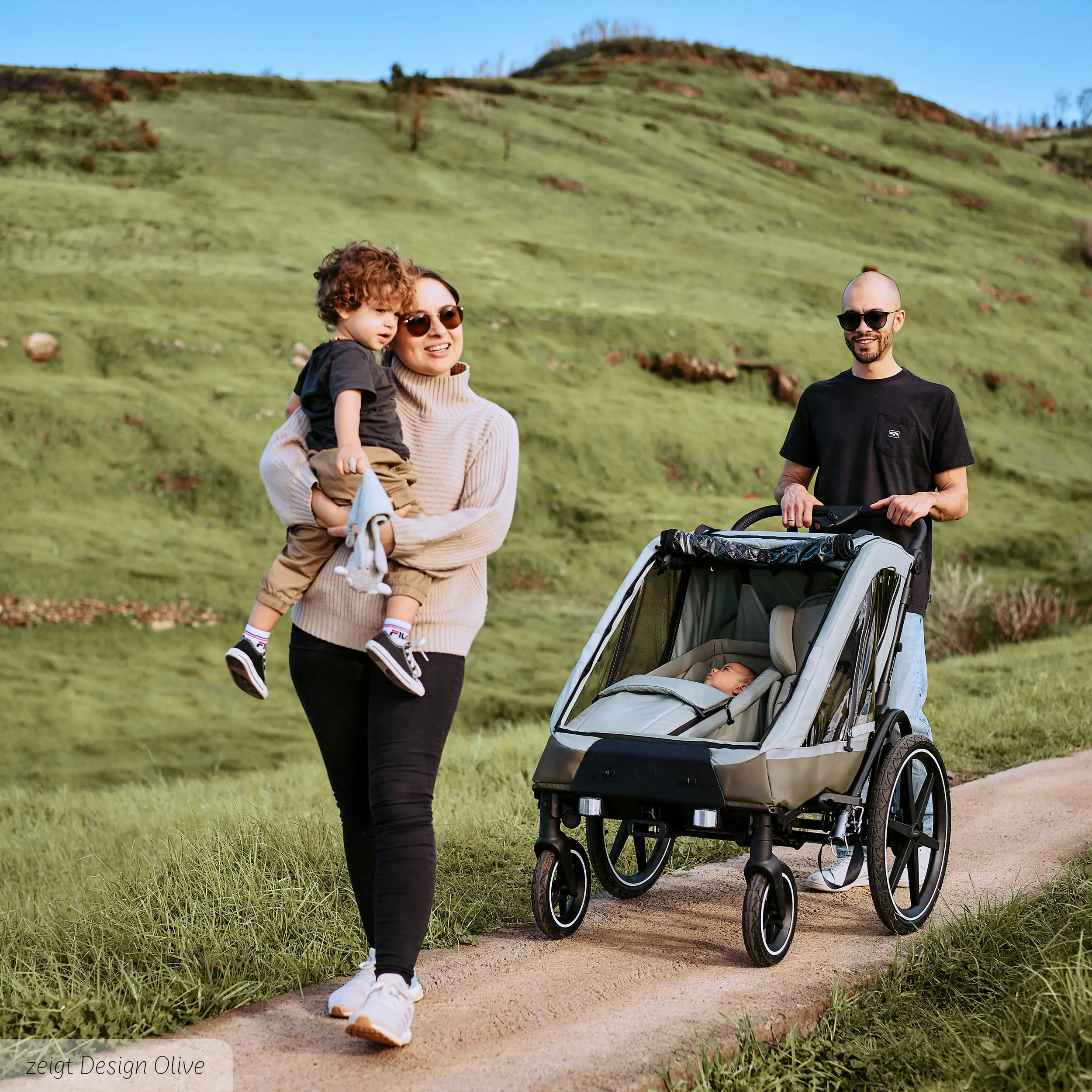 Wkładka dla noworodka do przyczepki rowerowej Tour - Ink