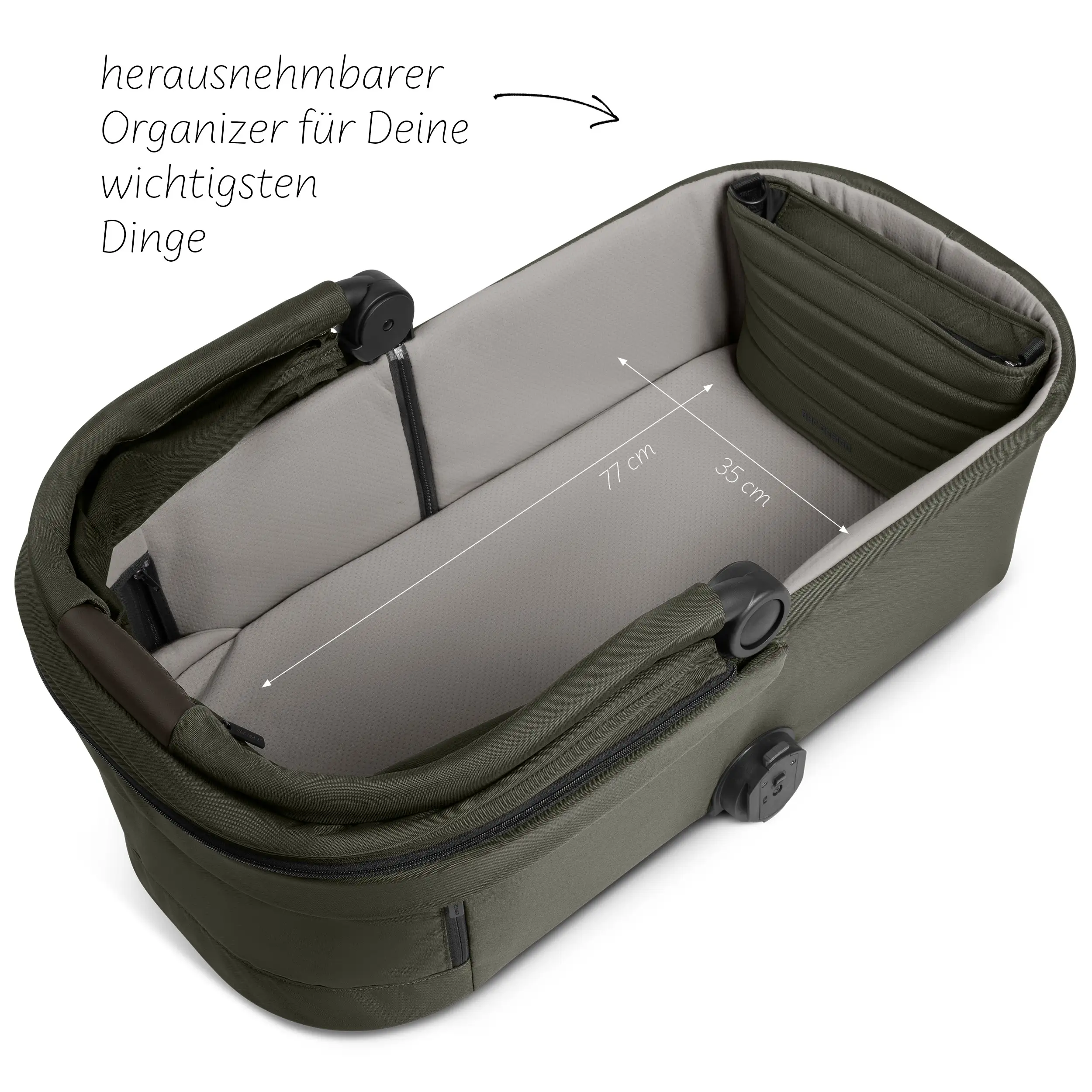 Zestaw wózka 4w1 City Life z bazą Isofix - Avocado